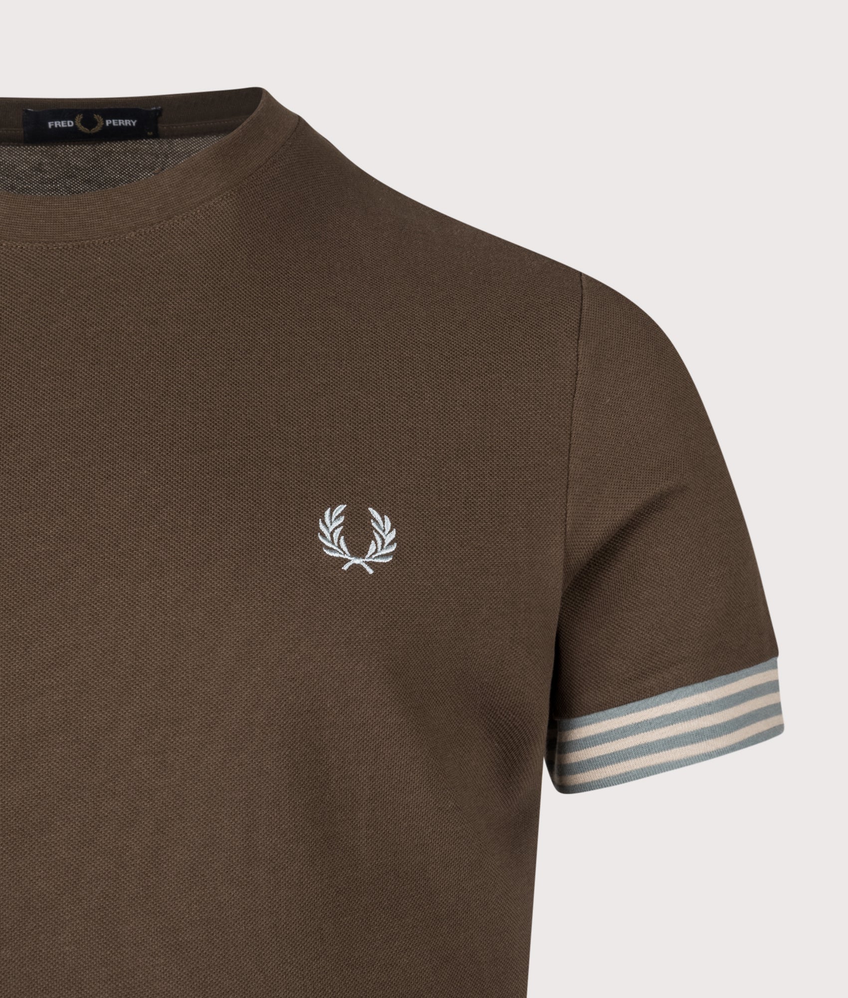Regular Fit Striped Cuff T-Shirt - Image 2