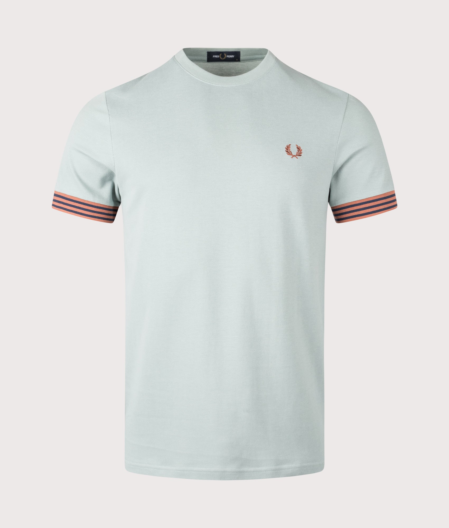 Regular Fit Striped Cuff T-Shirt