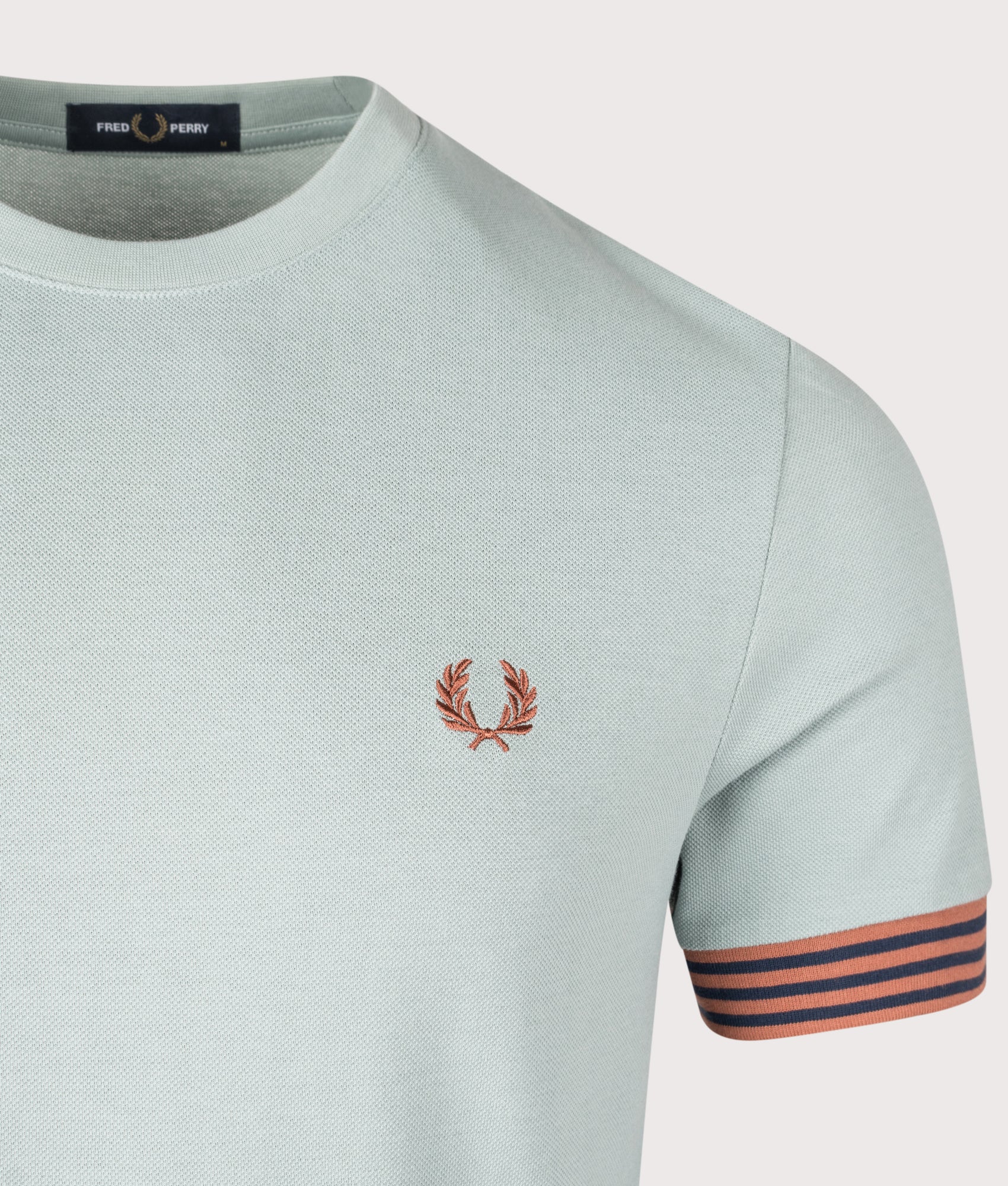 Regular Fit Striped Cuff T-Shirt - Image 2