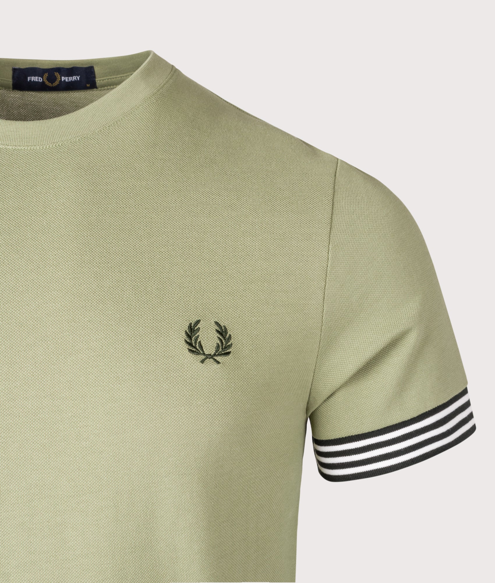 Regular Fit Striped Cuff T-Shirt - Image 2