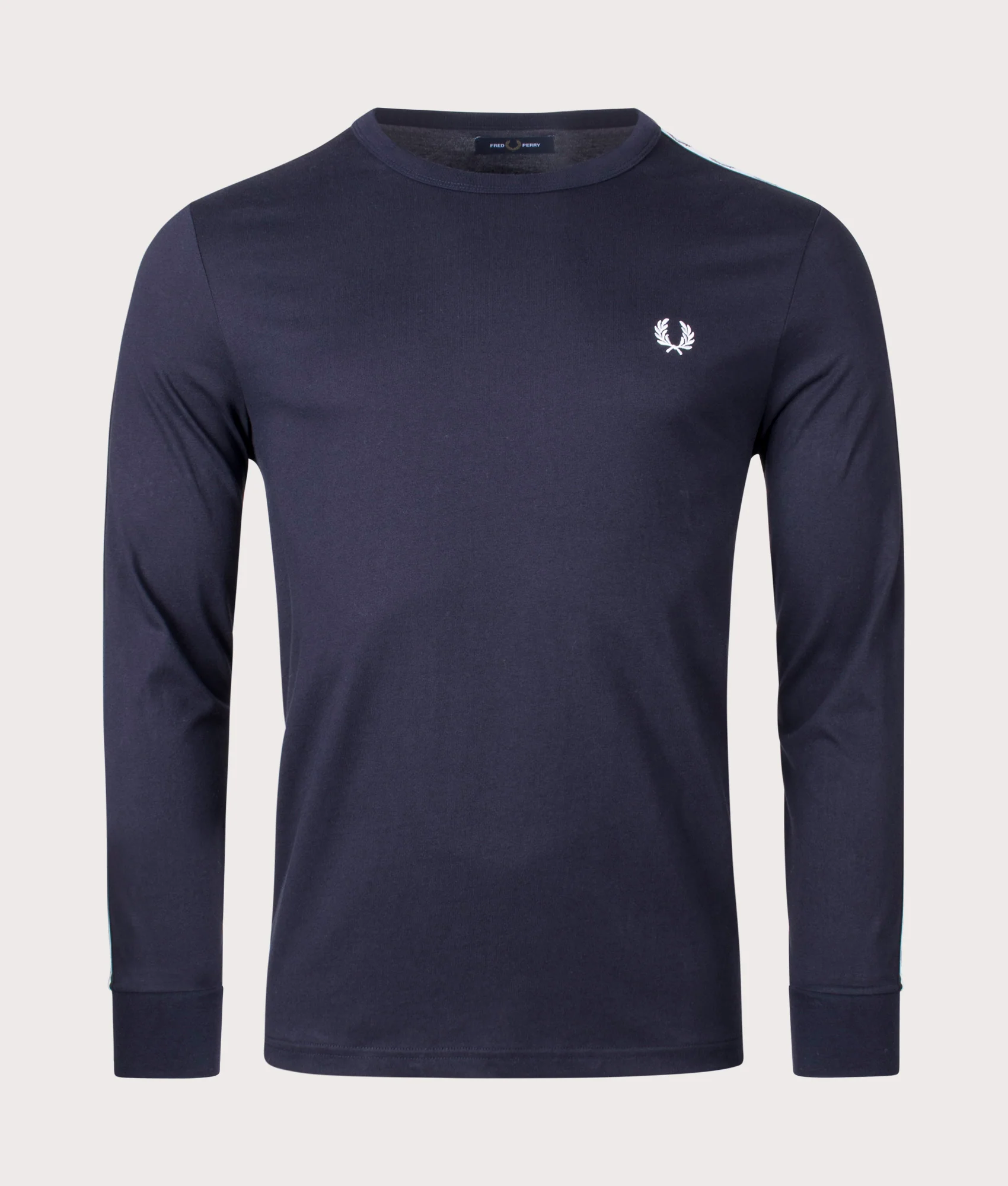 Regular Fit Long Sleeve Taped T-Shirt - Image 2