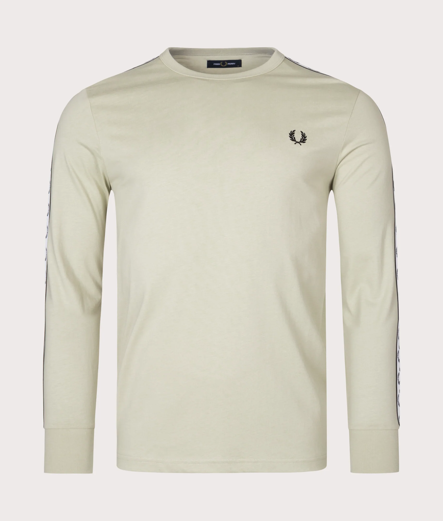 Regular Fit Long Sleeve Taped T-Shirt - Image 2