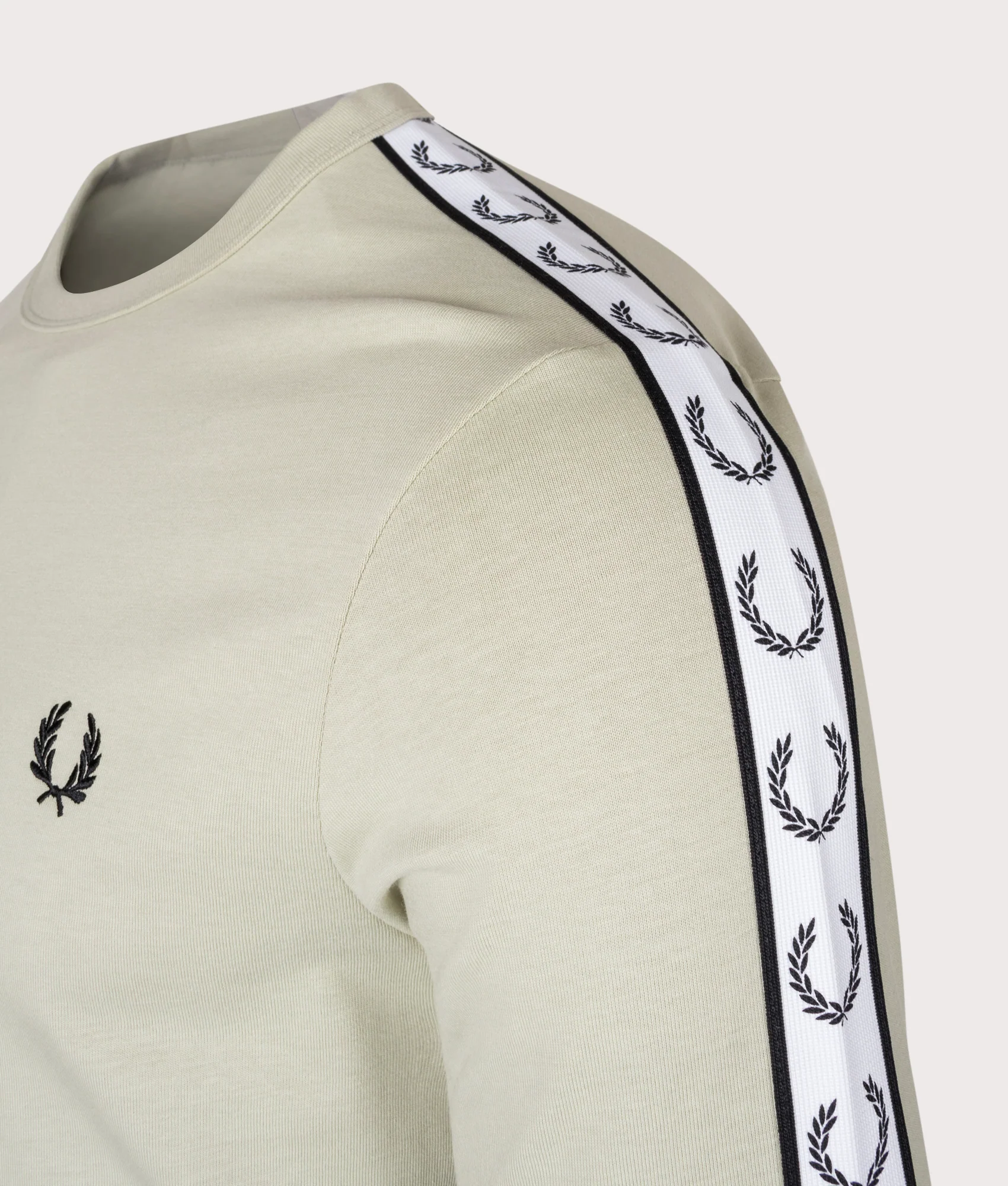 Regular Fit Long Sleeve Taped T-Shirt - Image 4
