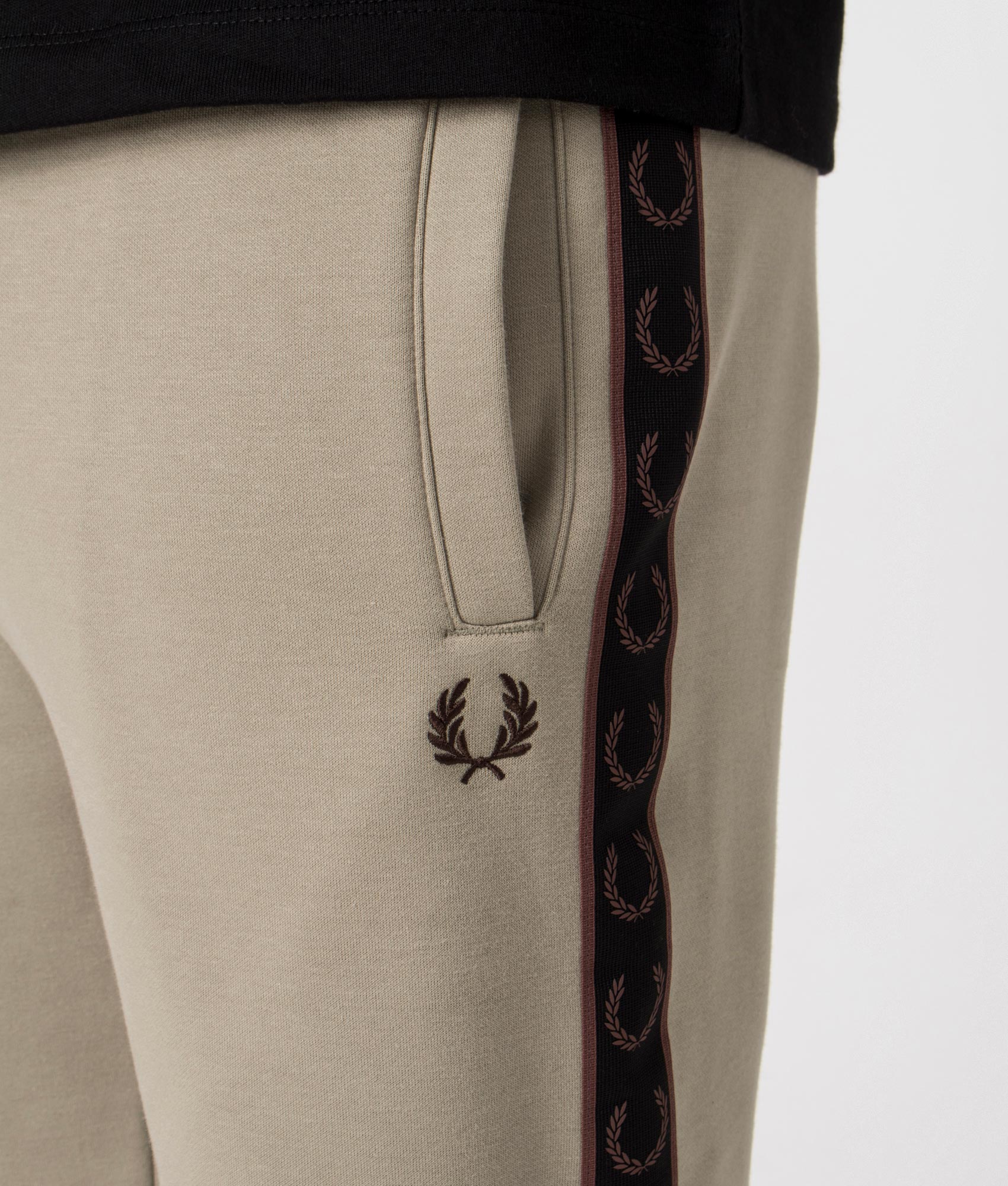Regular Fit Taped Sweat Shorts - Image 3