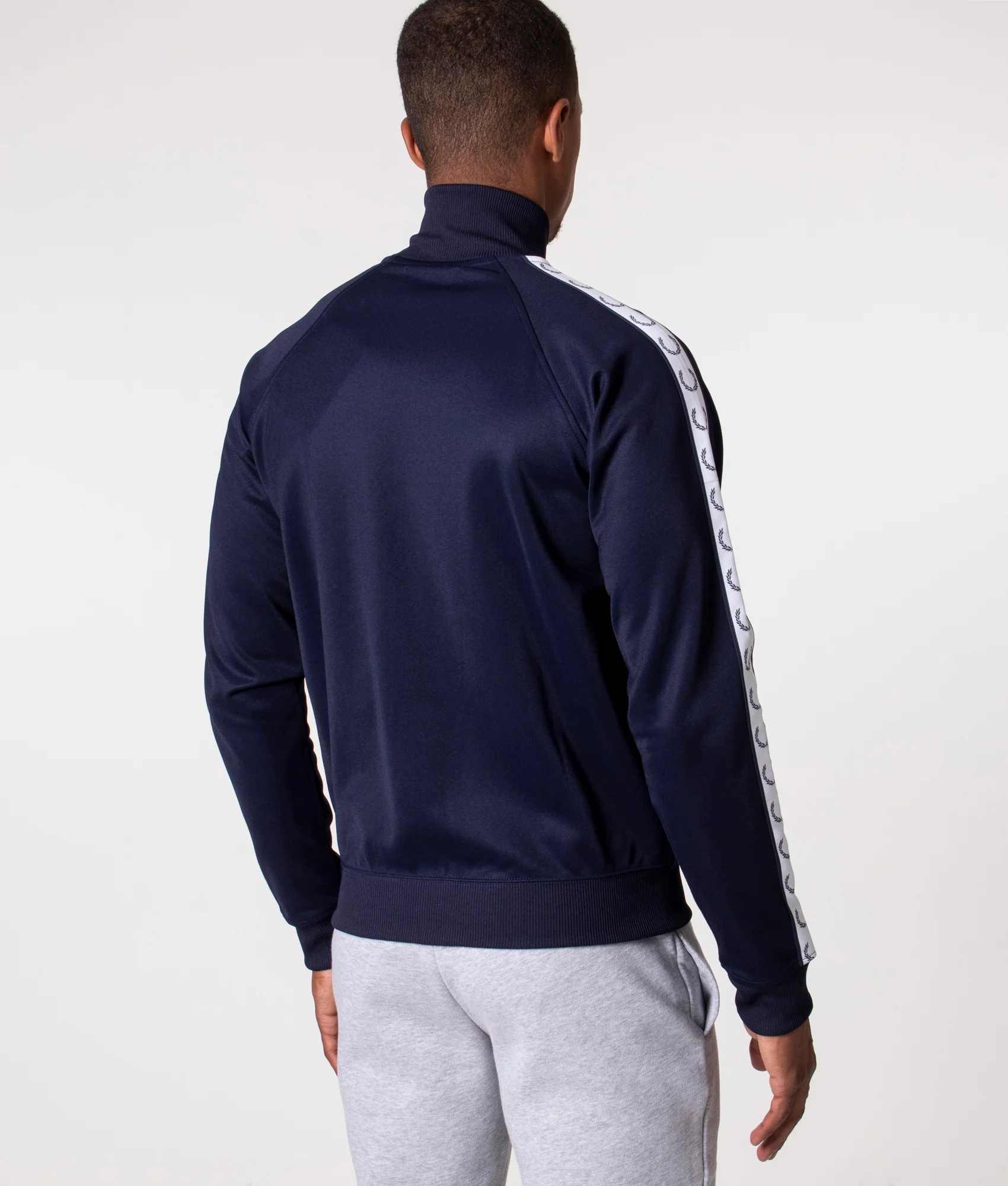 Regular Fit Zip Through Taped Track Top - Image 7