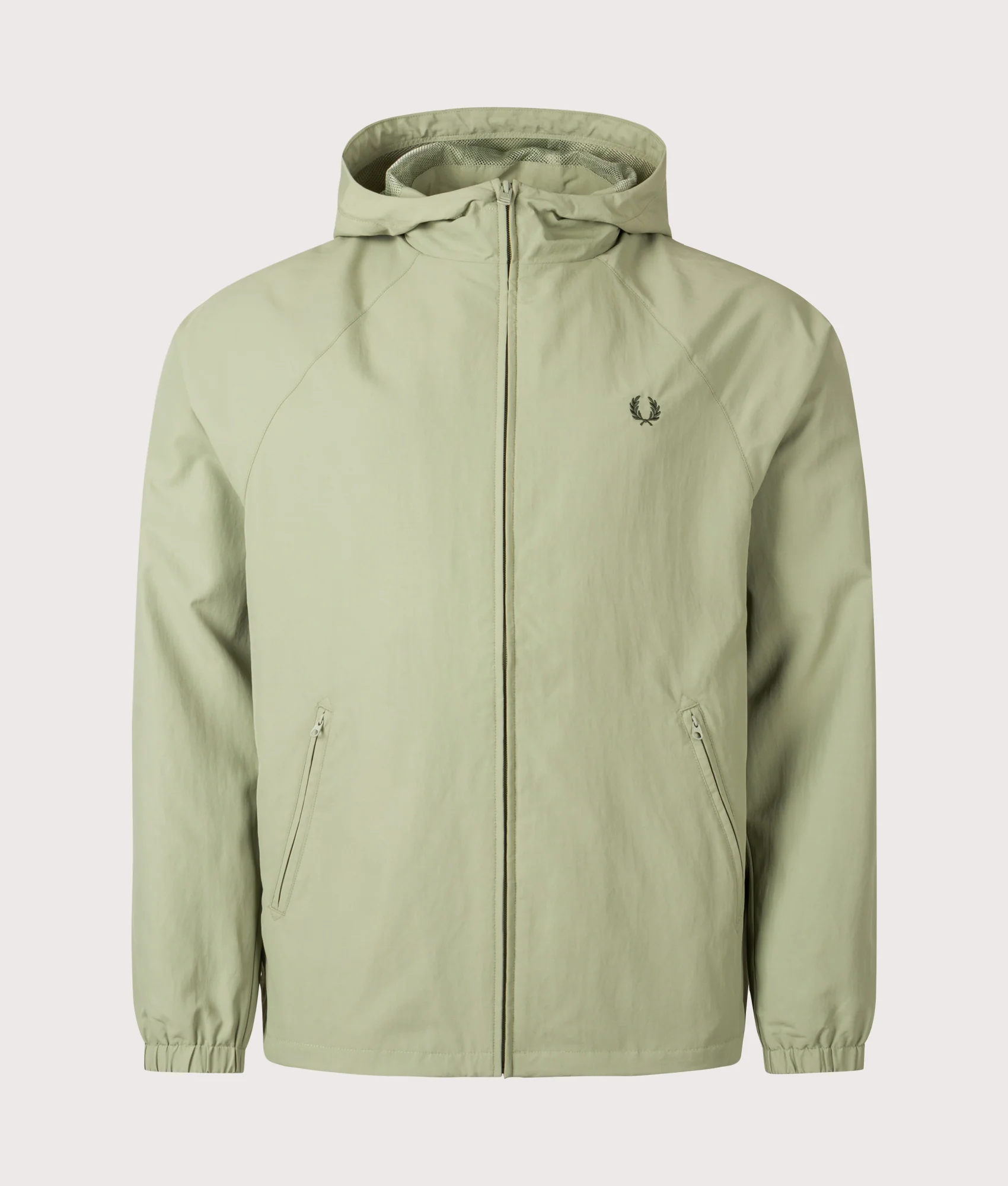 Regular Fit Taslan Hooded Shell Jacket
