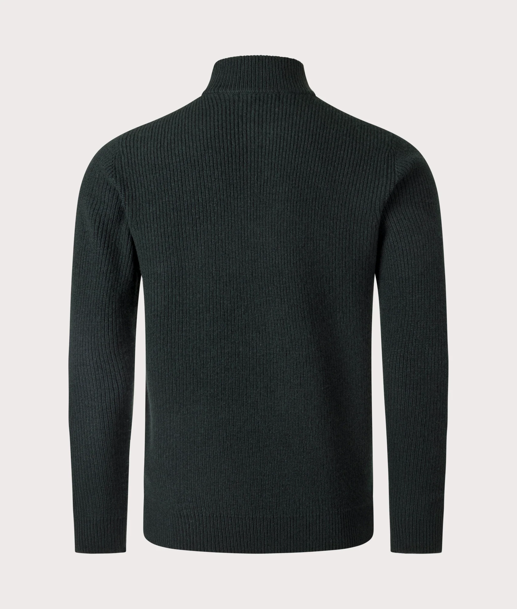 Regular Fit Textured Quarter Zip Jumper - Image 3