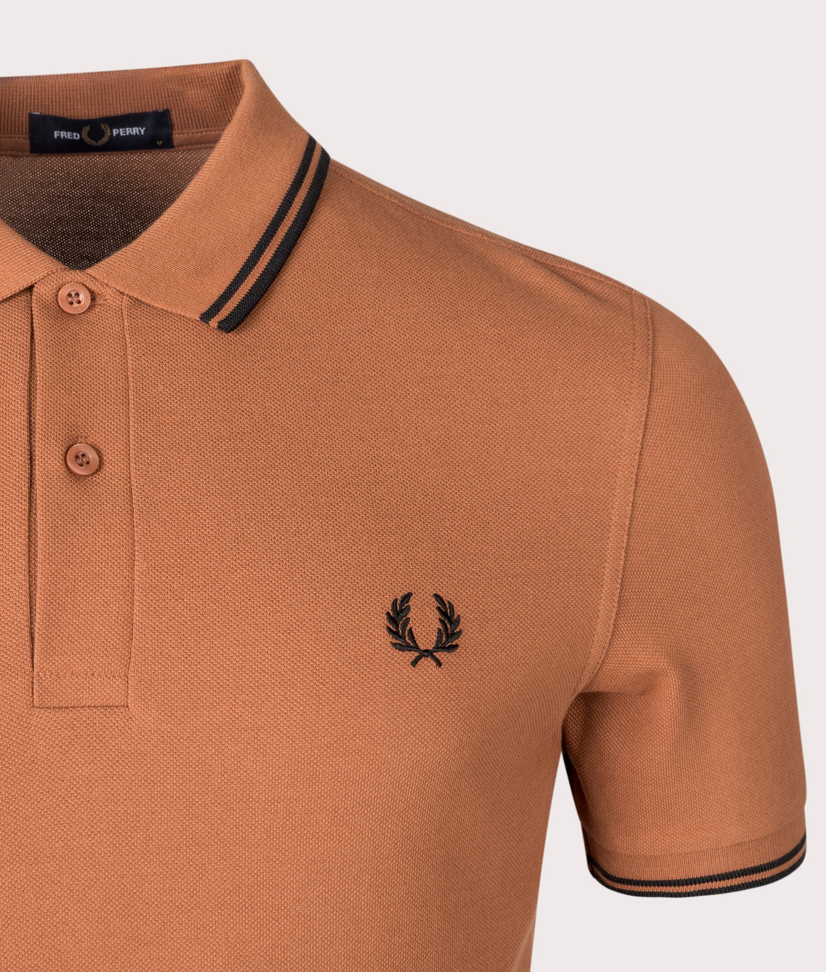 Regular Fit Twin Tipped Fred Perry Polo Shirt - Image 2