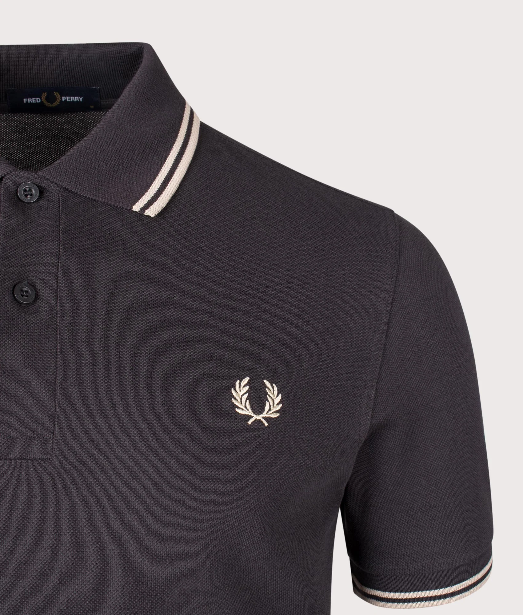 Regular Fit Twin Tipped Fred Perry Polo Shirt - Image 2