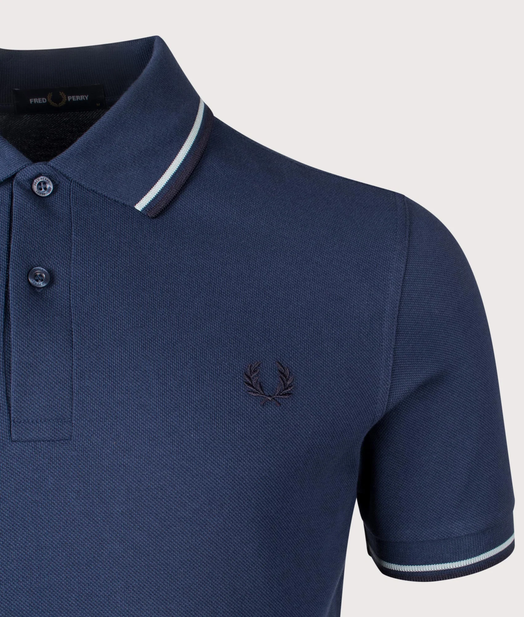 Regular Fit Twin Tipped Fred Perry Polo Shirt - Image 2