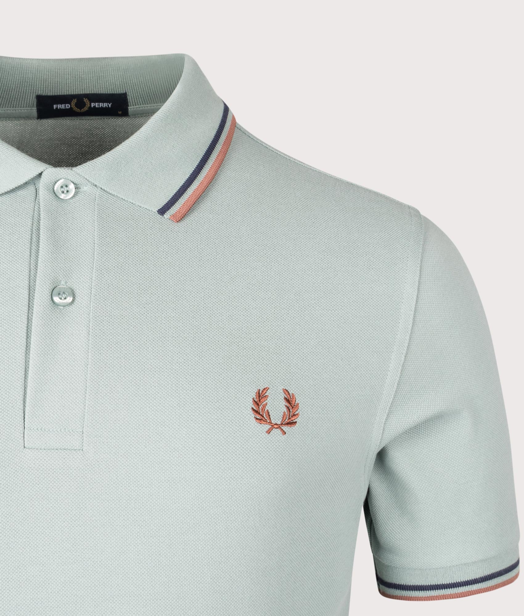 Regular Fit Twin Tipped Fred Perry Polo Shirt - Image 2