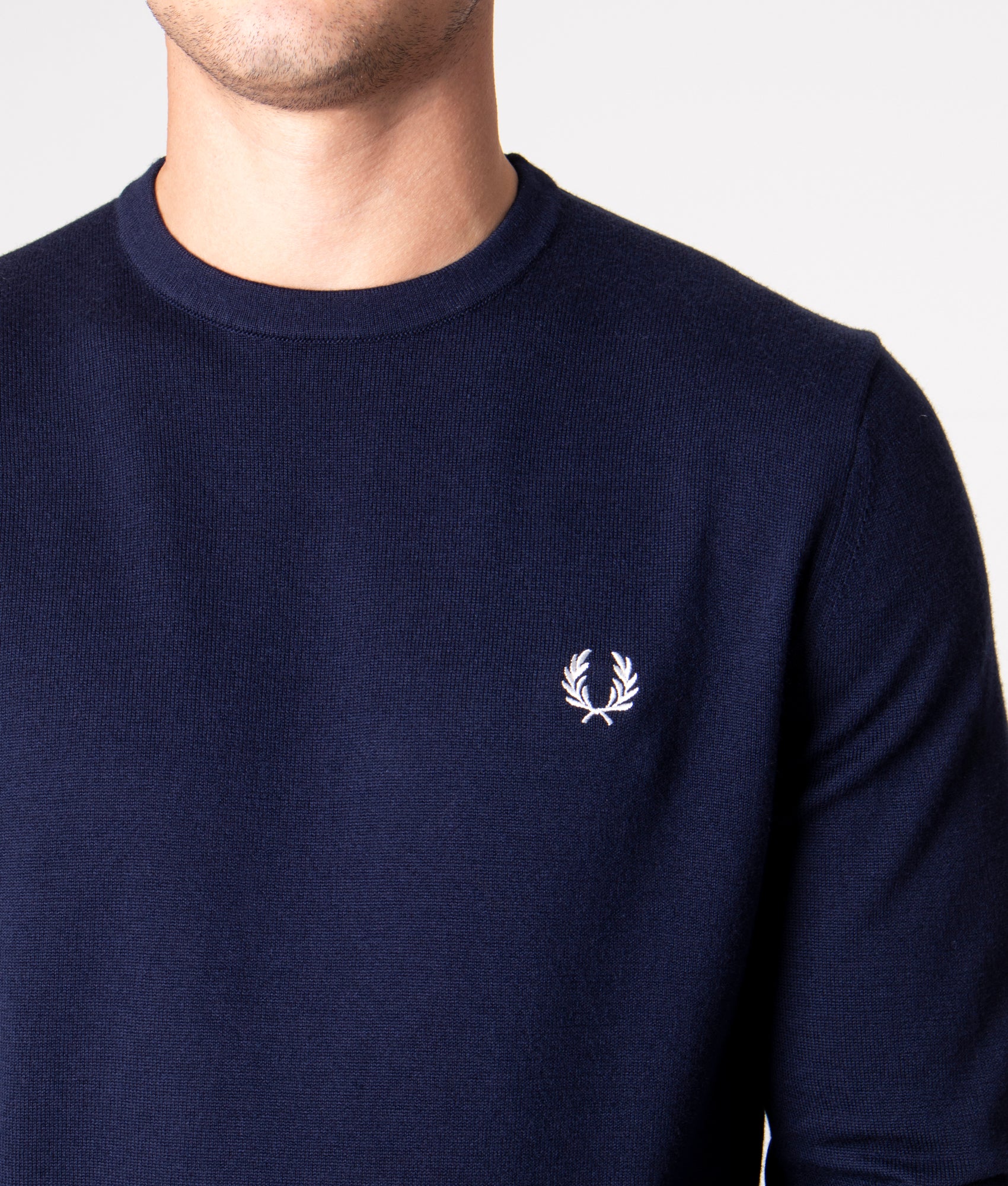 Regular Fit Classic Crew Neck Jumper - Image 2