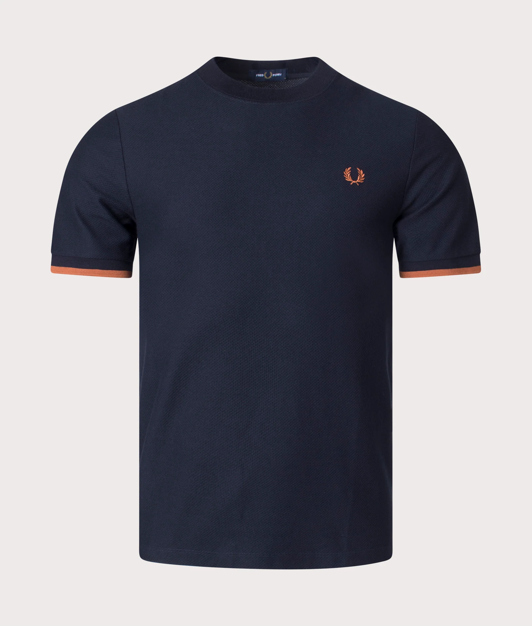 Regular Fit Tipped Cuff Piqué T-Shirt