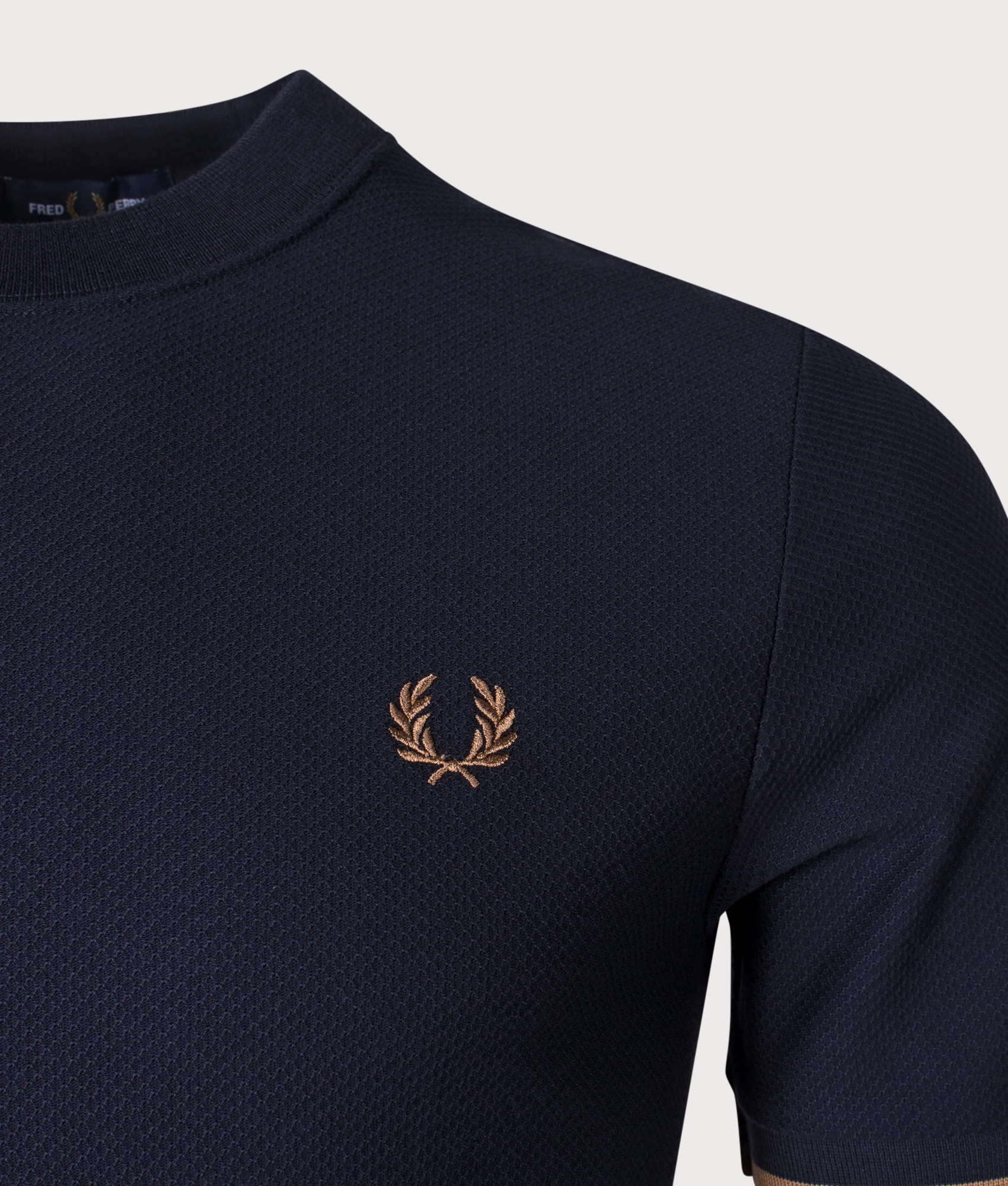Regular Fit Tipped Cuff Piqué T-Shirt - Image 2