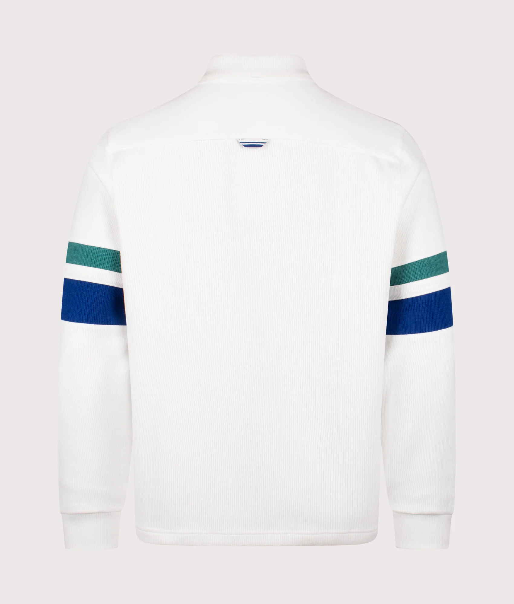 Regular Fit Tipped Sleeve Collared Sweatshirt - Image 3