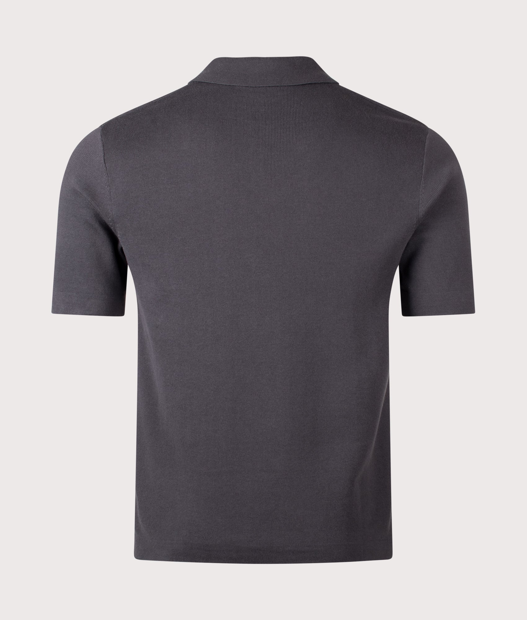 Regular Fit Tonal Vertical Stripe Knitted Shirt - Image 4