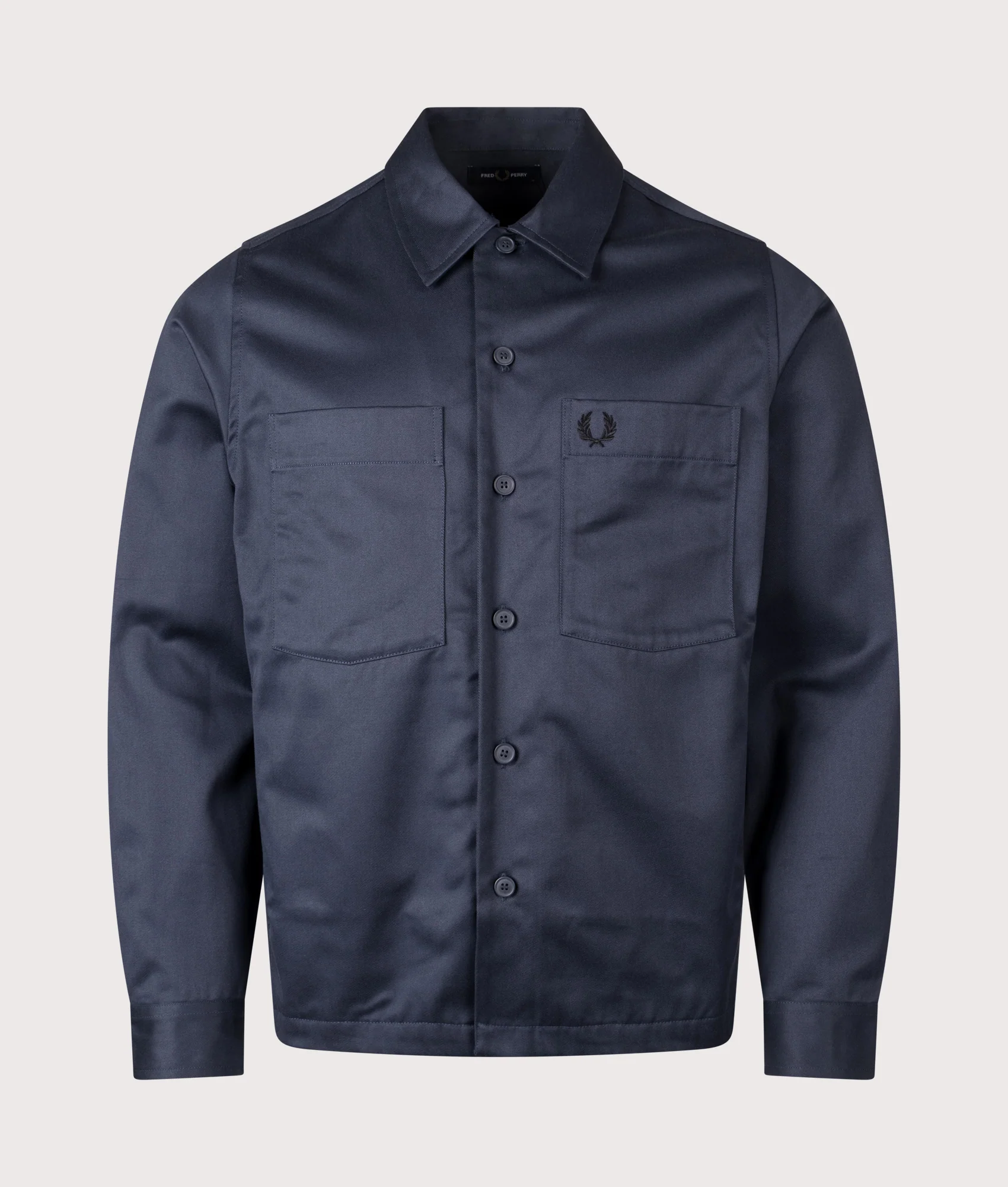 Regular Fit Twill Overshirt