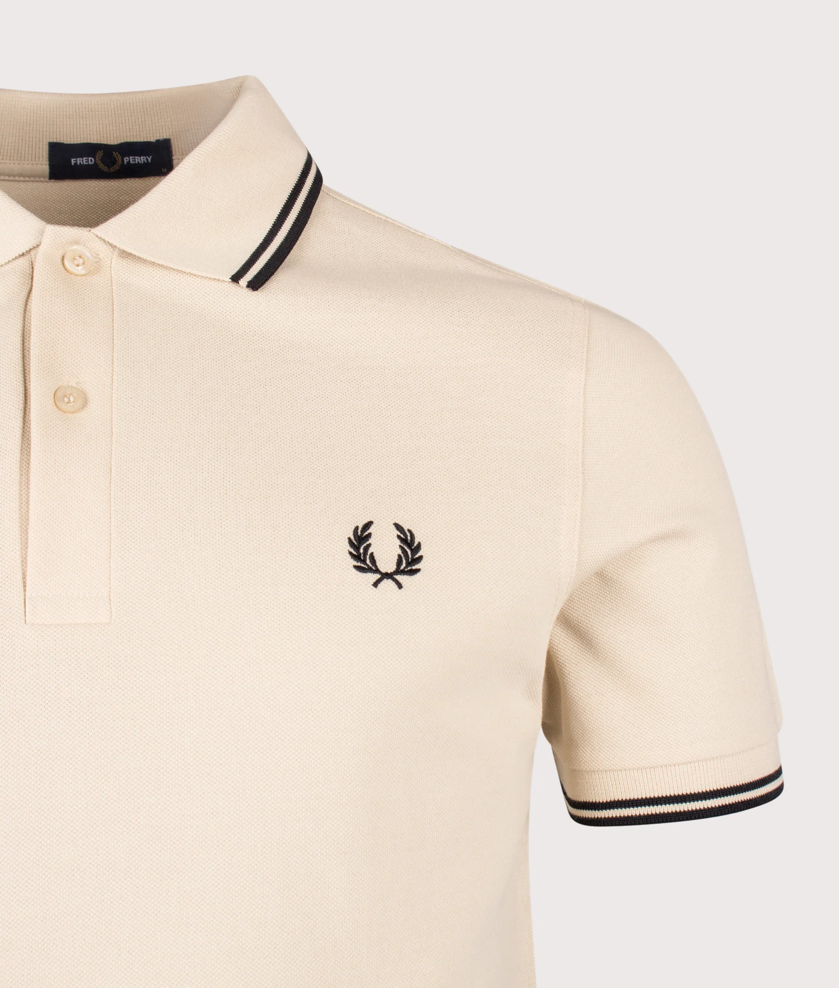 Regular Fit Twin Tipped Fred Perry Polo Shirt - Image 2