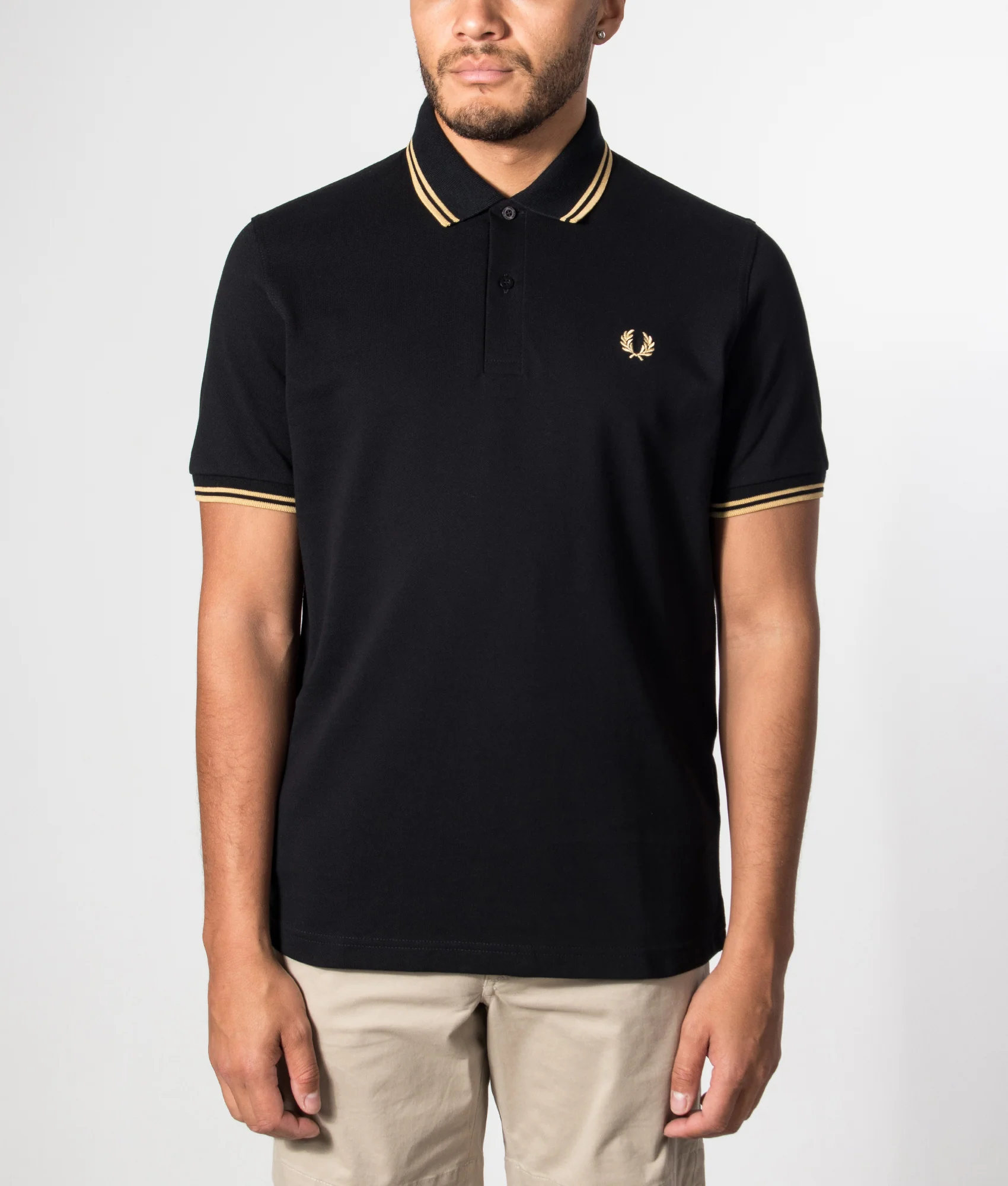 Regular Fit 'Made in England' Twin Tipped Fred Perry Polo Shirt - Image 2