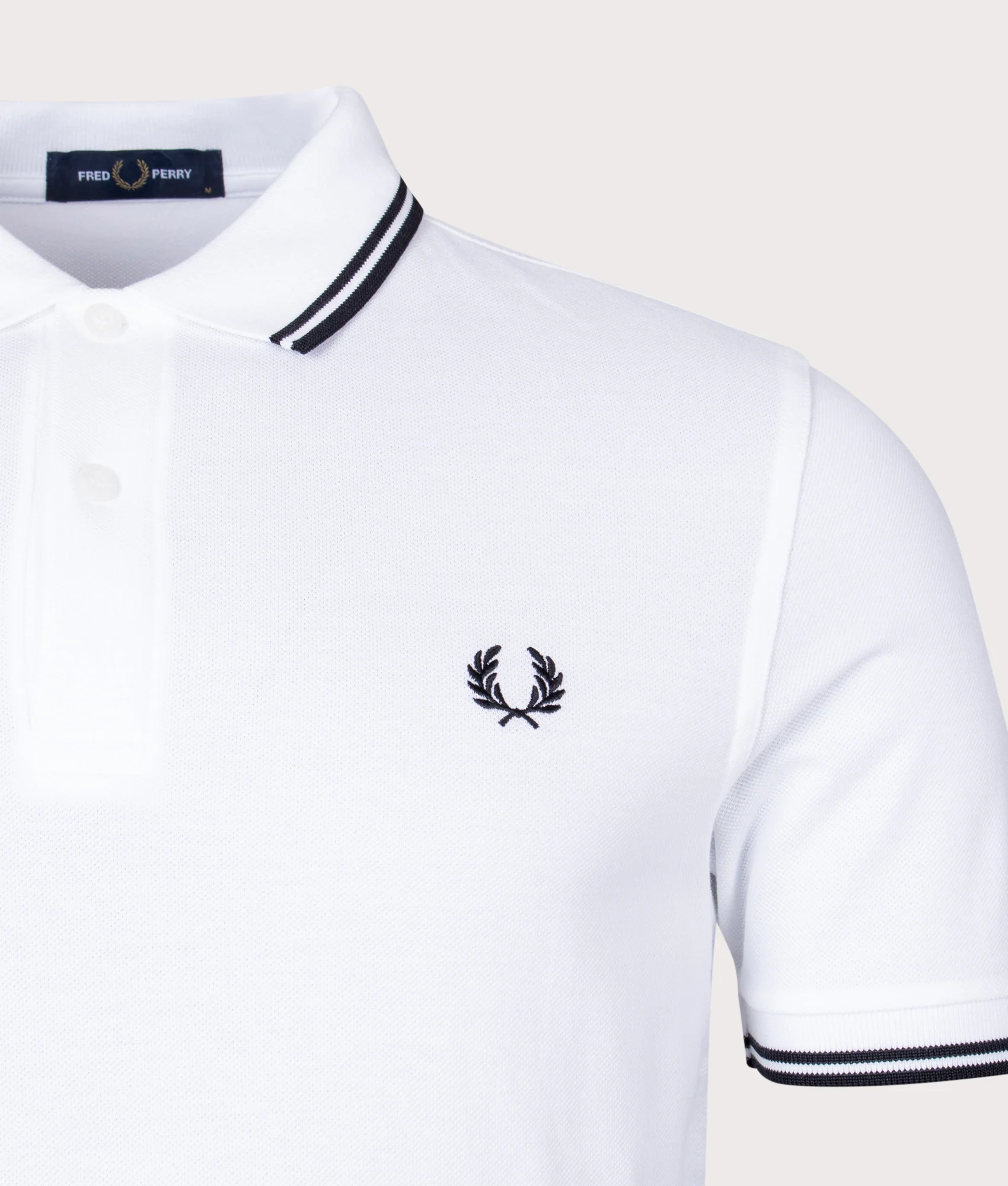 Regular Fit Twin Tipped Fred Perry Polo Shirt - Image 2