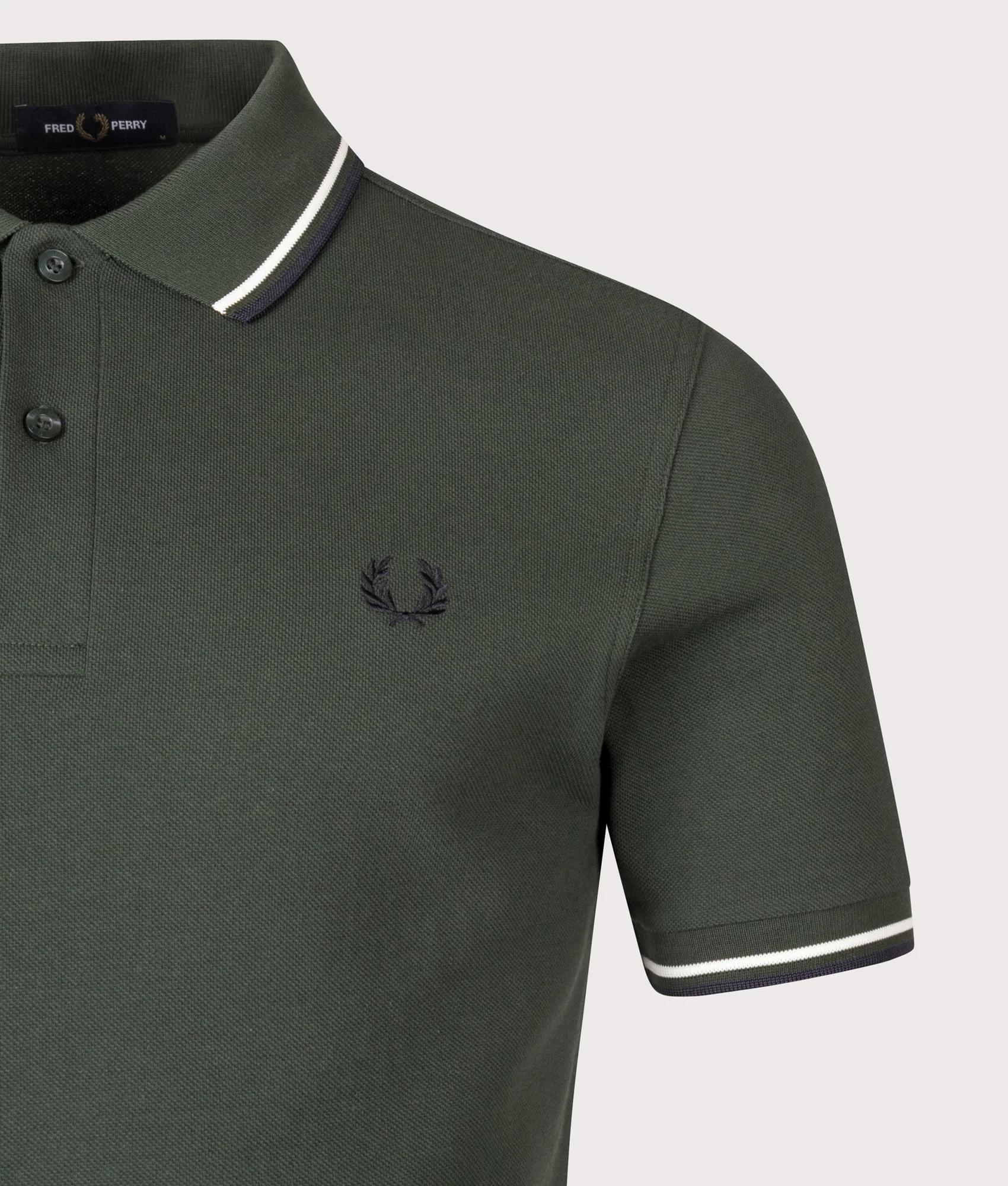 Regular Fit Twin Tipped Fred Perry Polo Shirt - Image 2