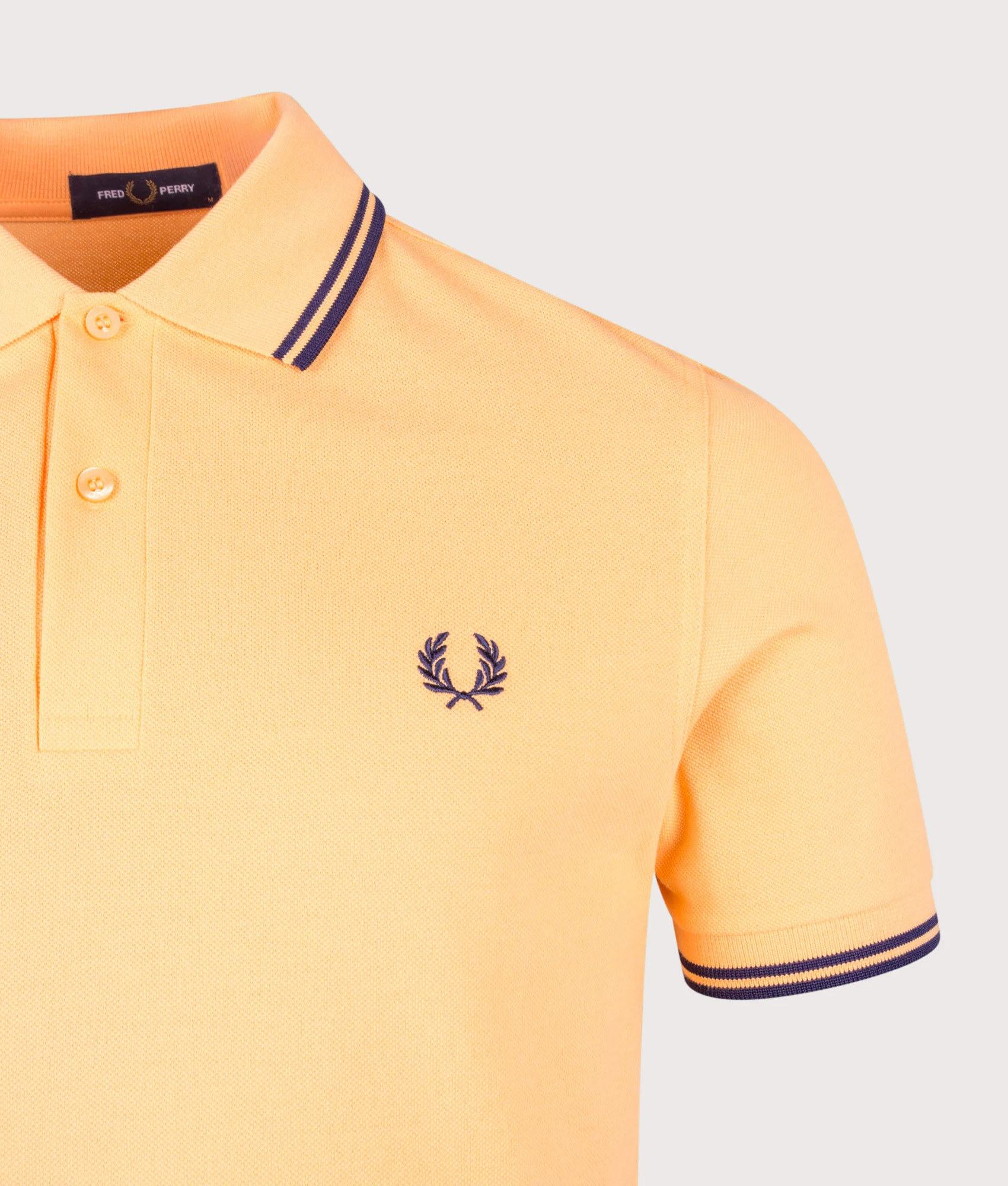 Regular Fit Twin Tipped Fred Perry Polo Shirt - Image 2