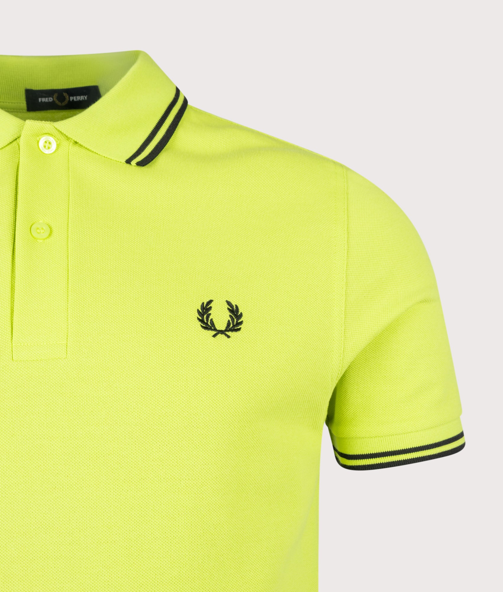 Regular Fit Twin Tipped Fred Perry Polo Shirt - Image 2
