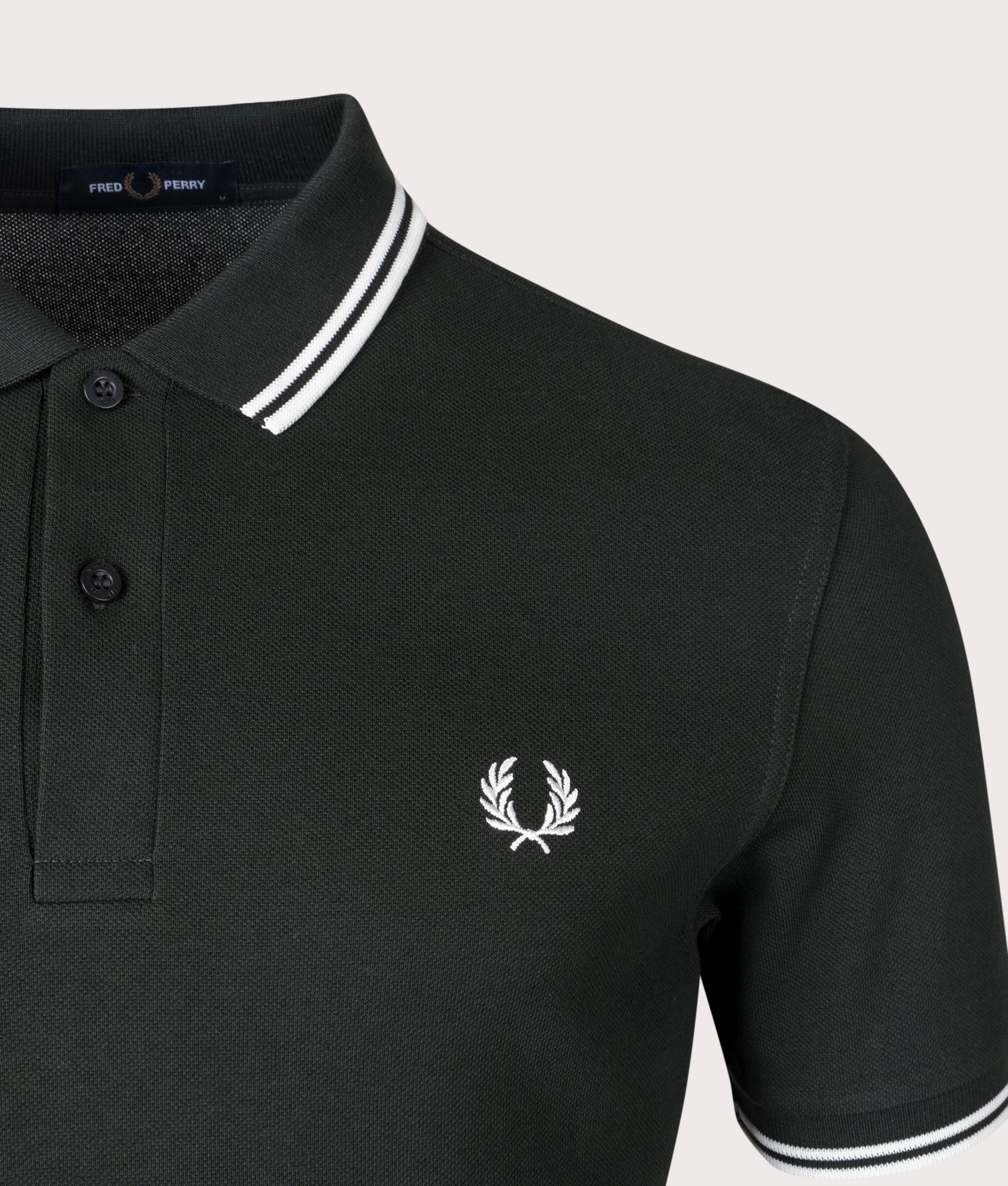 Regular Fit Twin Tipped Fred Perry Polo Shirt - Image 3