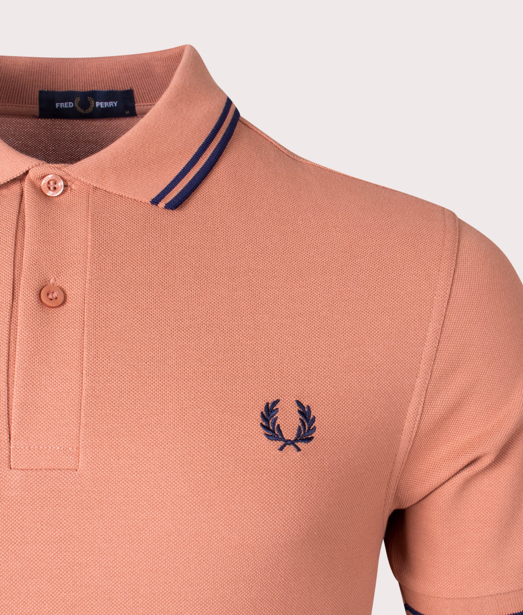 Regular Fit Twin Tipped Fred Perry Polo Shirt - Image 2