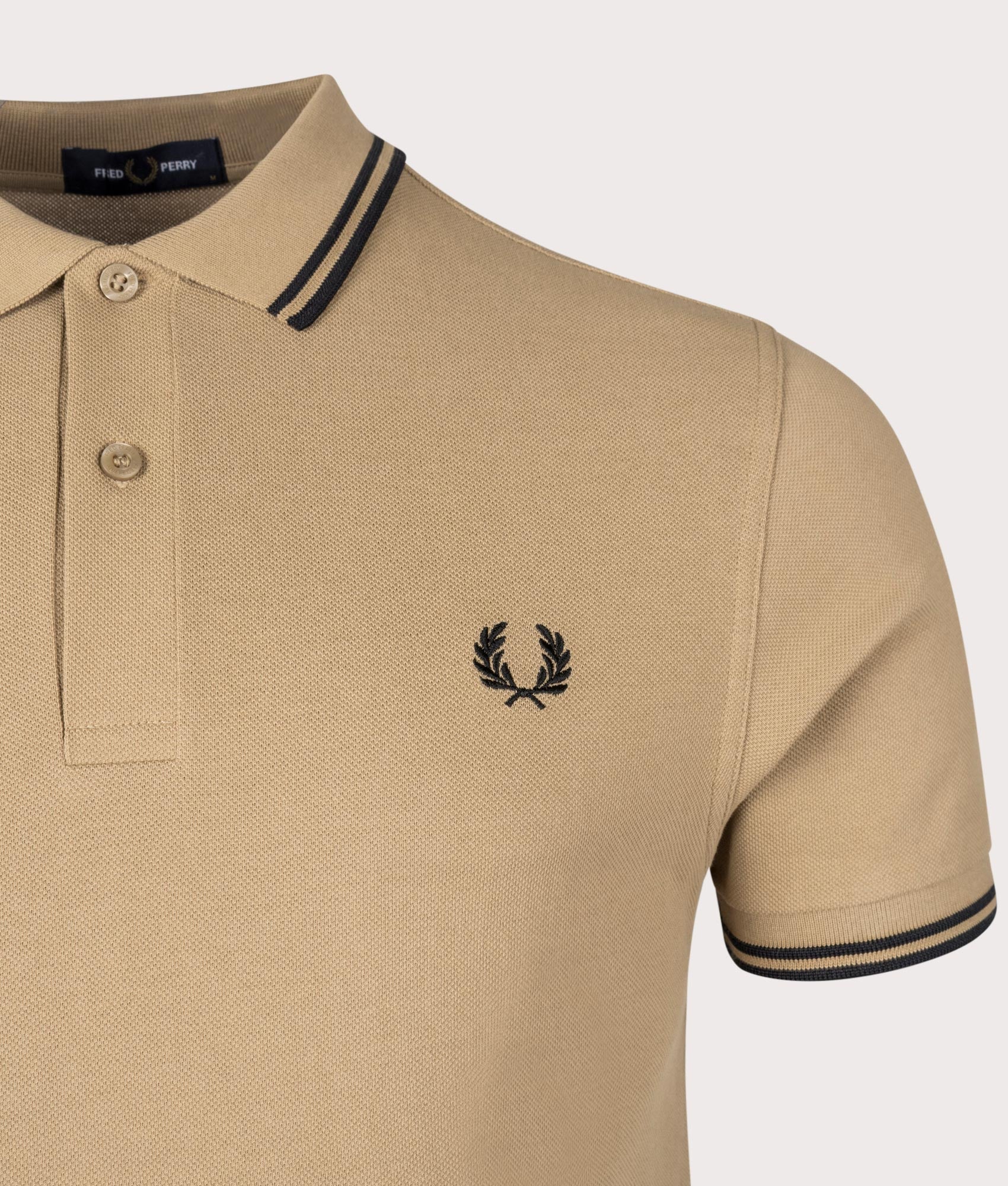 Regular Fit Twin Tipped Fred Perry Polo Shirt - Image 2