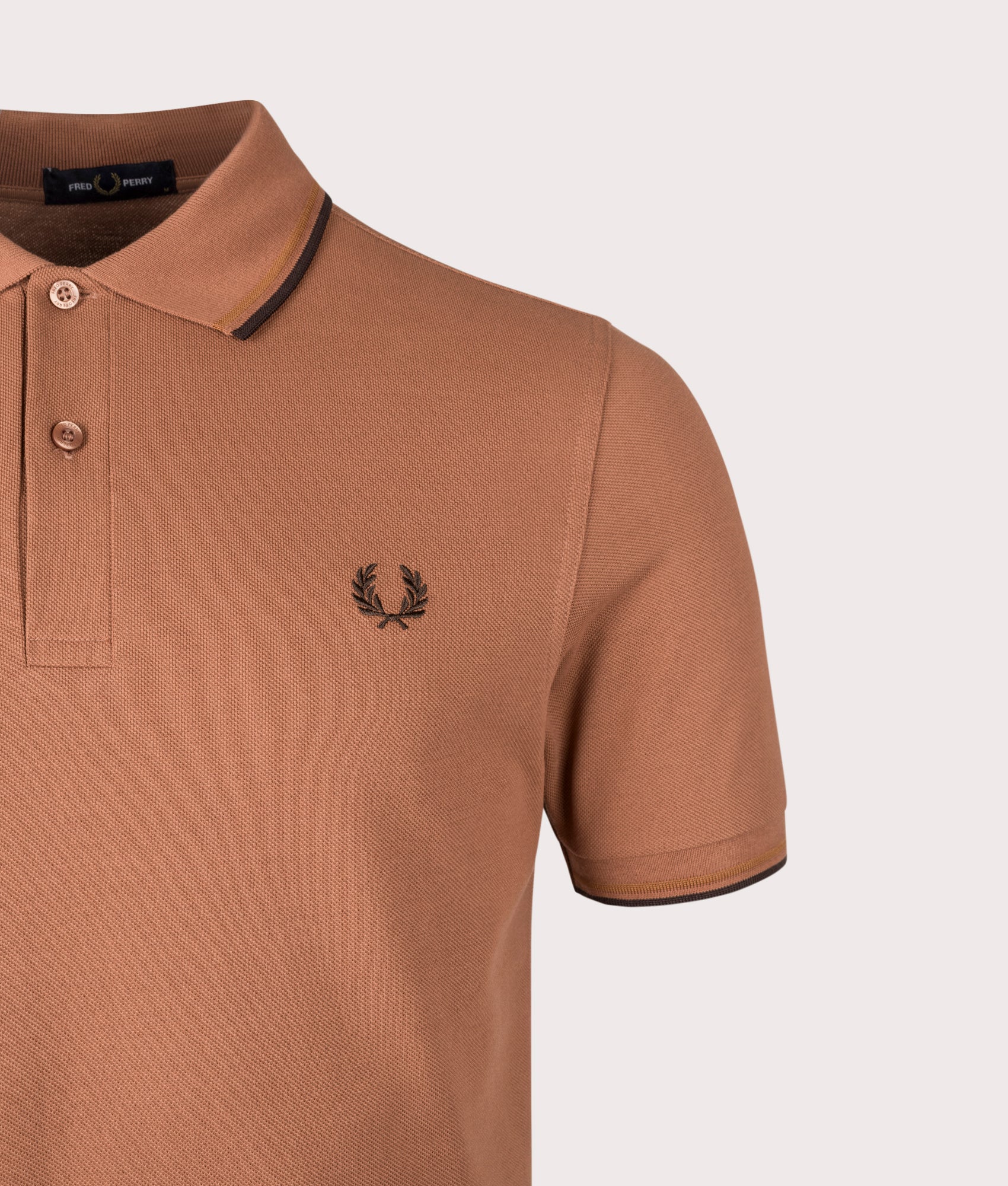 Regular Fit Twin Tipped Fred Perry Polo Shirt - Image 2