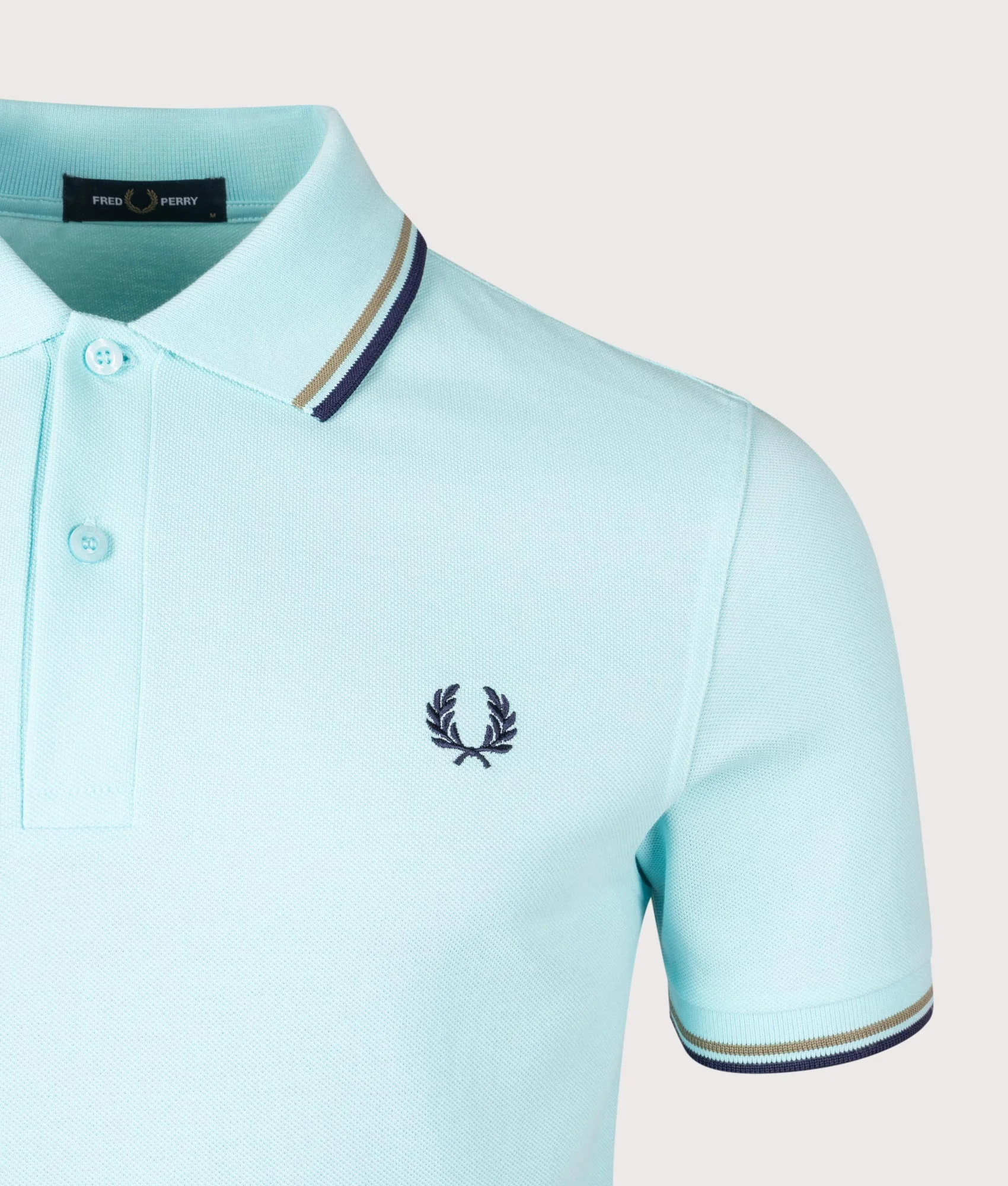 Regular Fit Twin Tipped Fred Perry Polo Shirt - Image 2