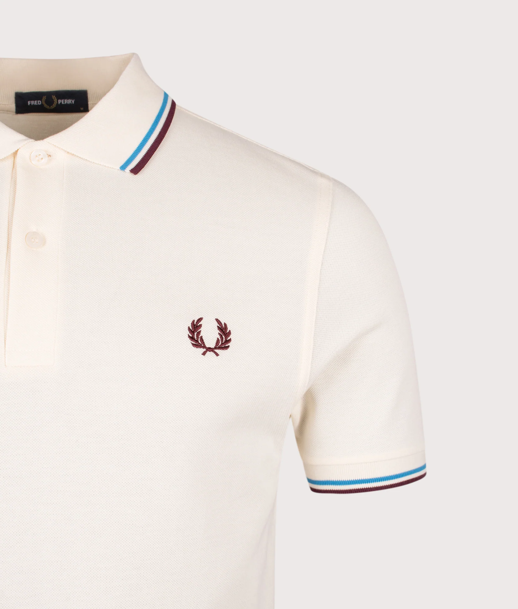 Regular Fit Twin Tipped Fred Perry Polo Shirt - Image 2
