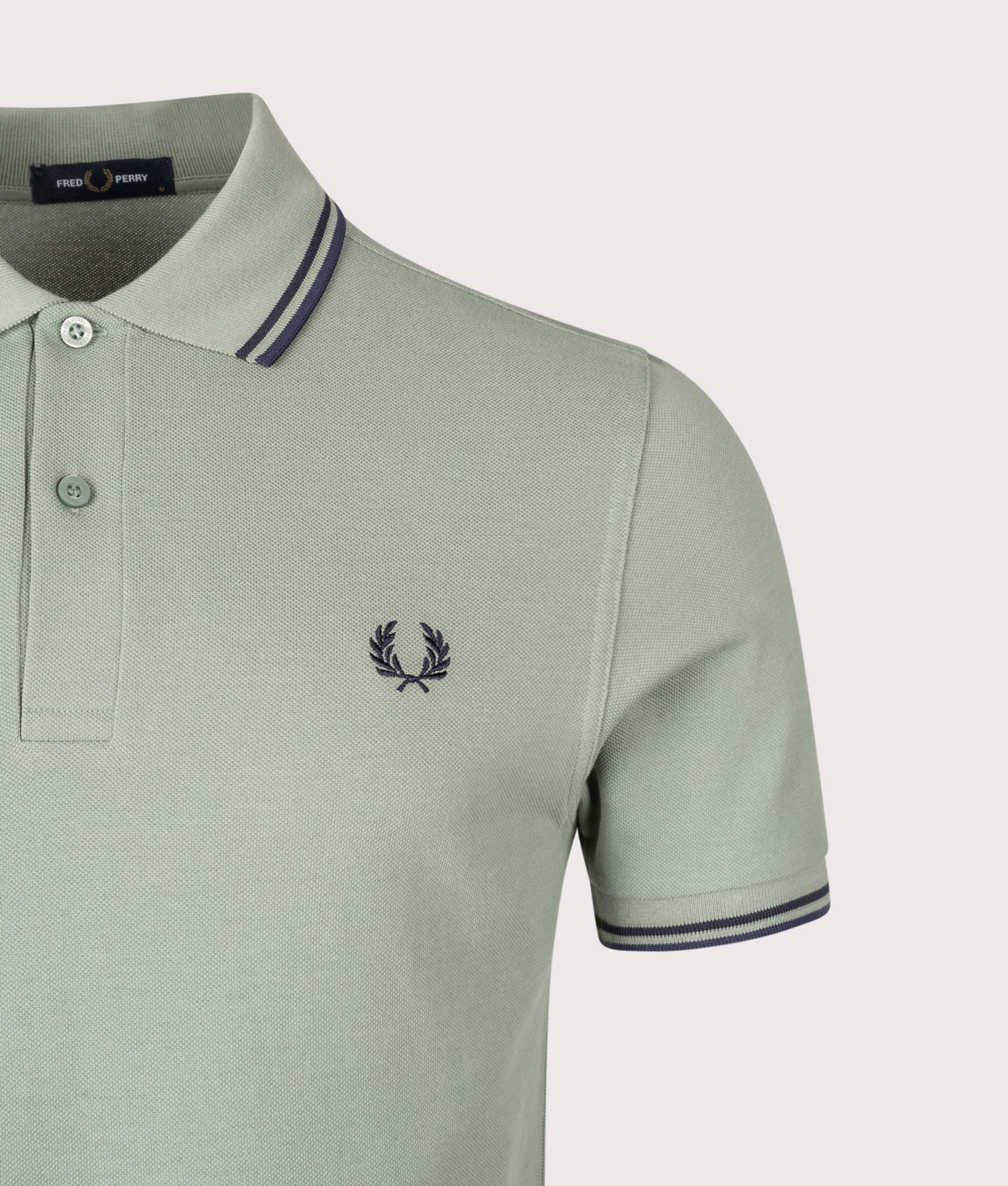 Regular Fit Twin Tipped Fred Perry Polo Shirt - Image 2