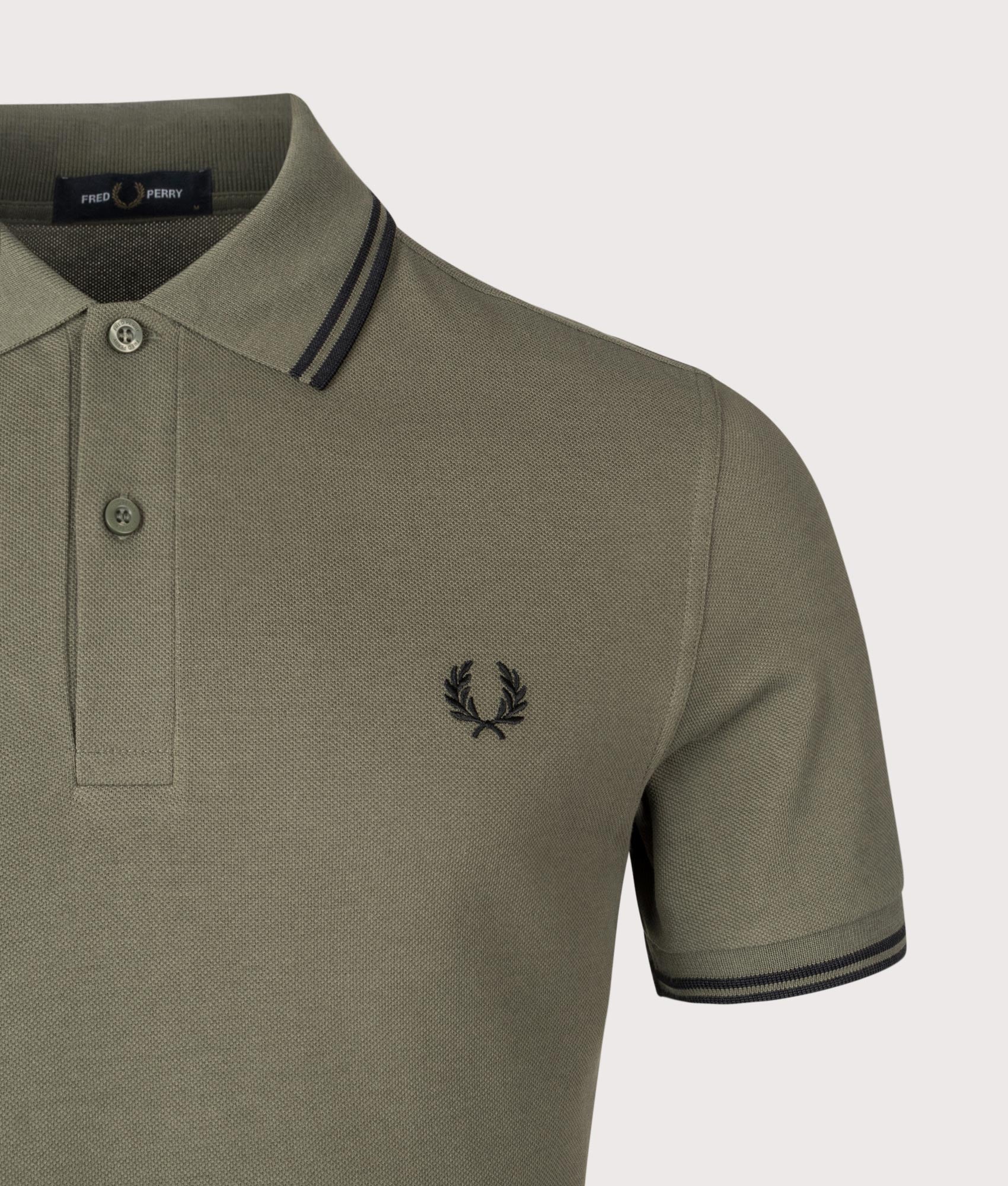 Regular Fit Twin Tipped Fred Perry Polo Shirt - Image 2