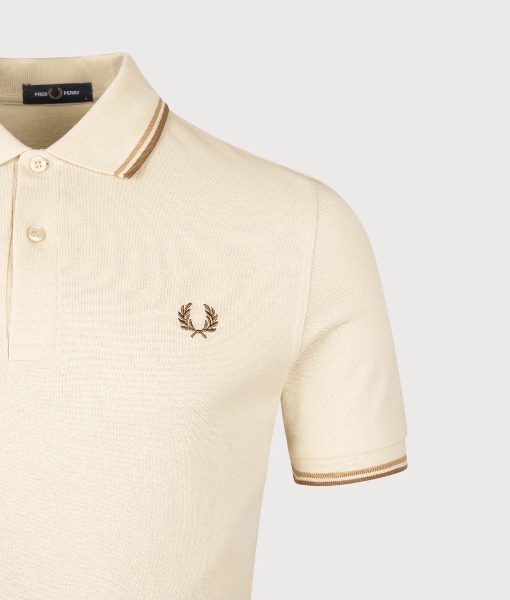 Regular Fit Twin Tipped Fred Perry Polo Shirt - Image 2