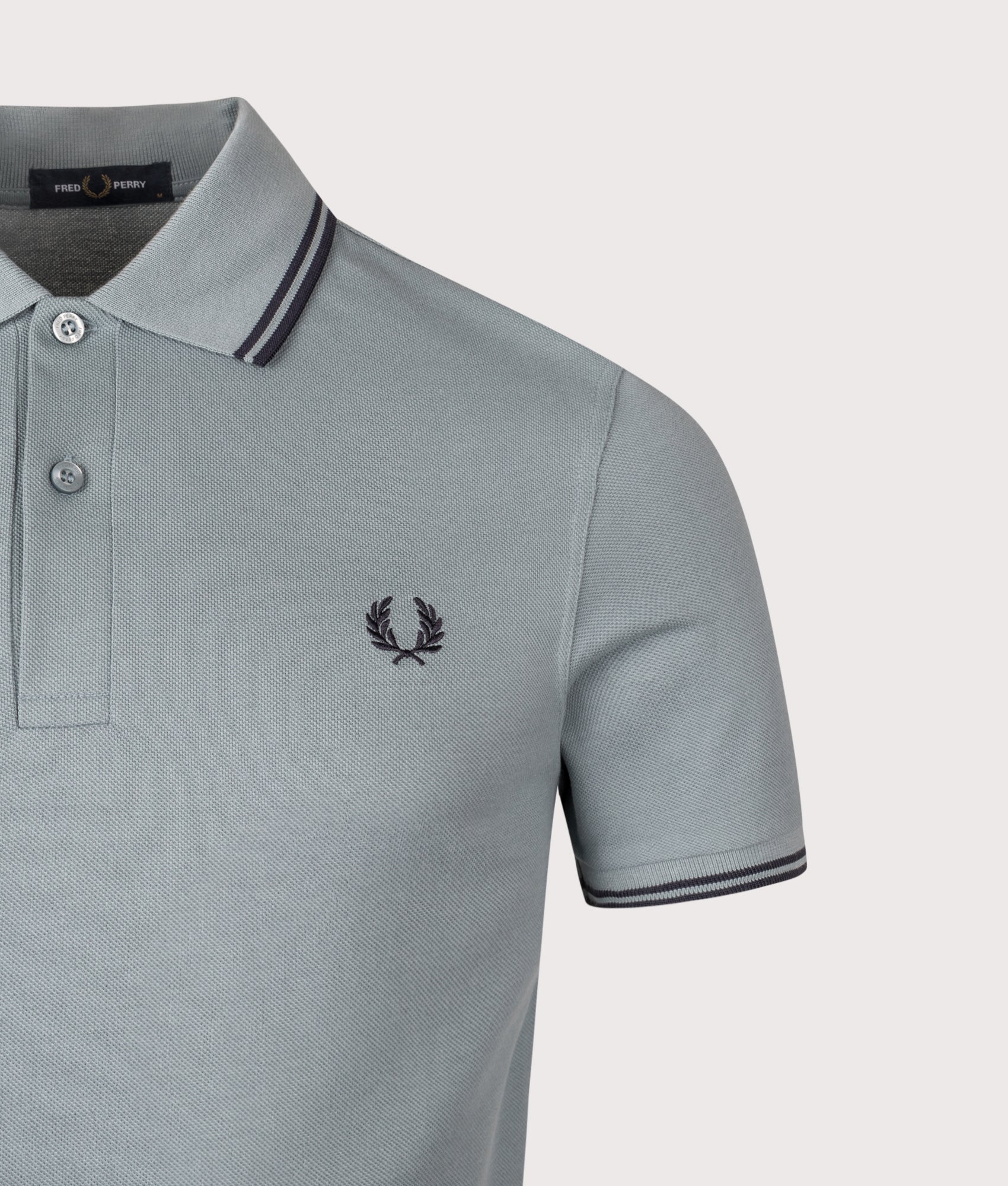 Regular Fit Twin Tipped Fred Perry Polo Shirt - Image 2