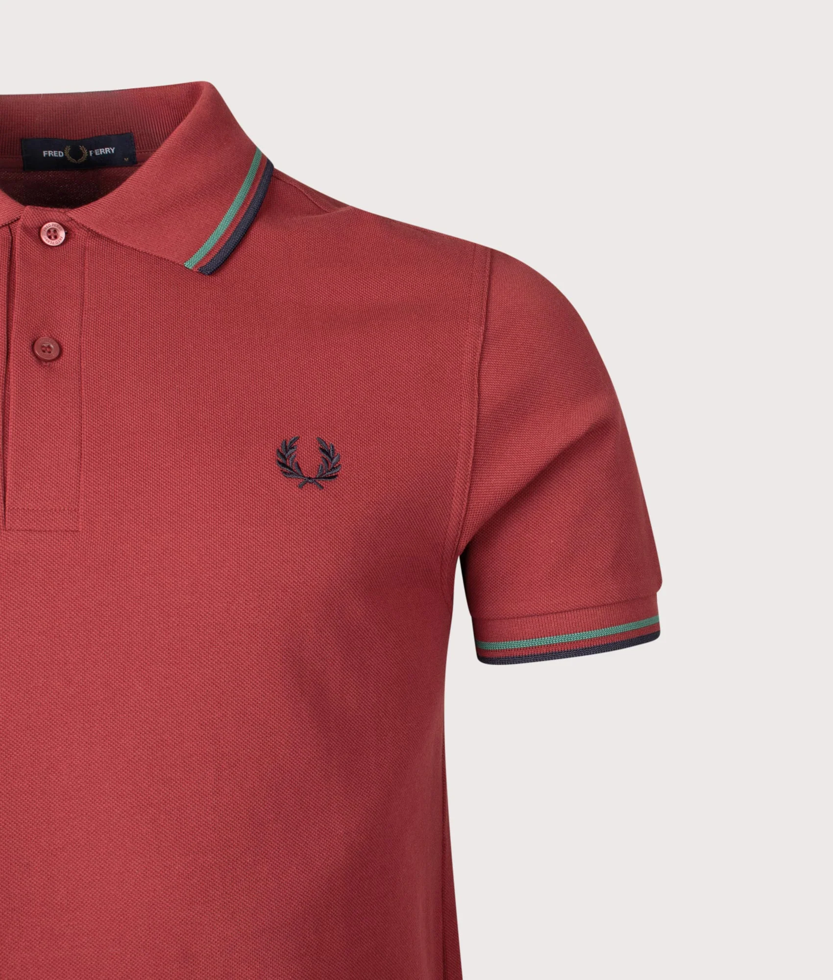 Regular Fit Twin Tipped Fred Perry Polo Shirt - Image 2