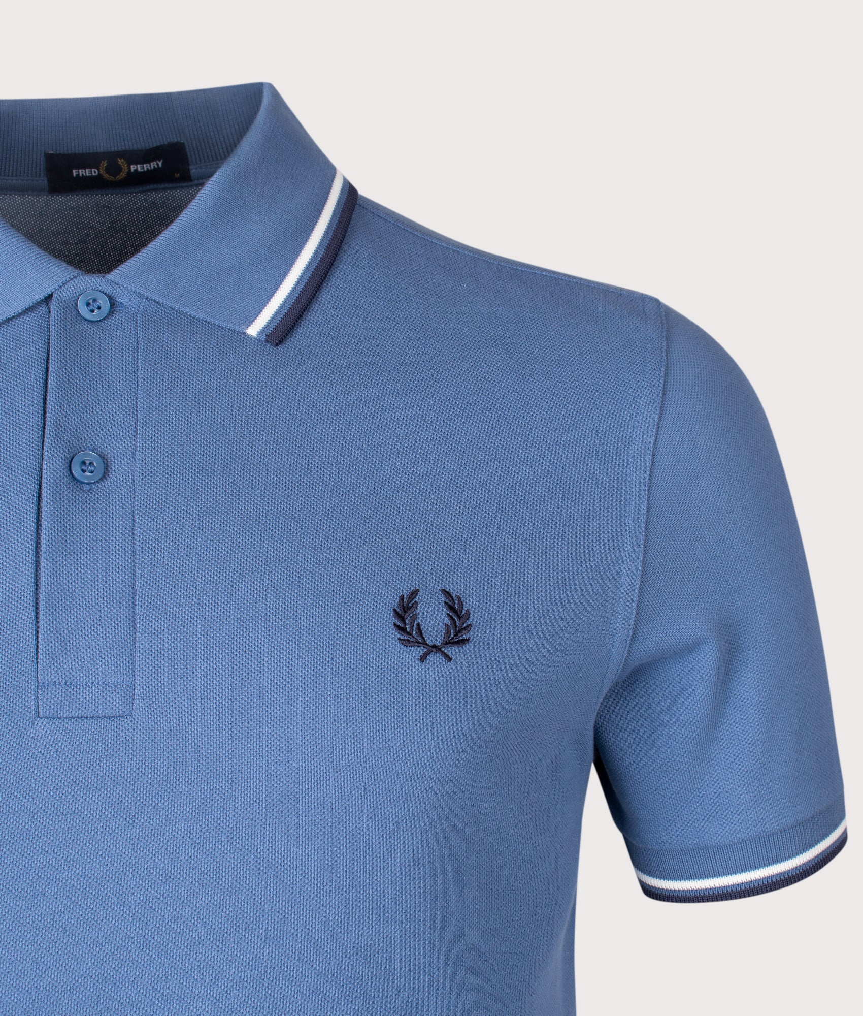 Regular Fit Twin Tipped Fred Perry Polo Shirt - Image 2