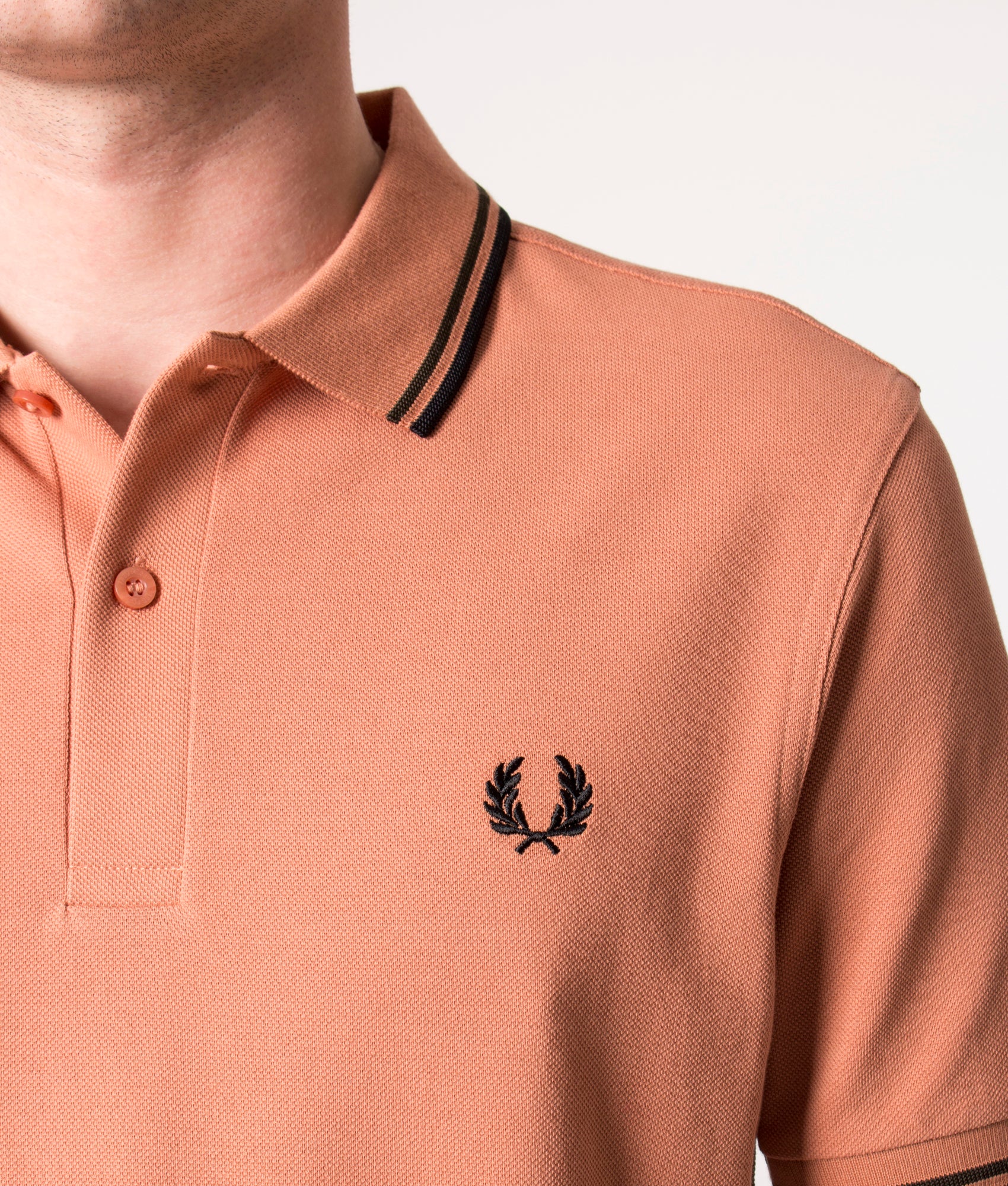 Regular Fit Twin Tipped Fred Perry Polo Shirt - Image 2