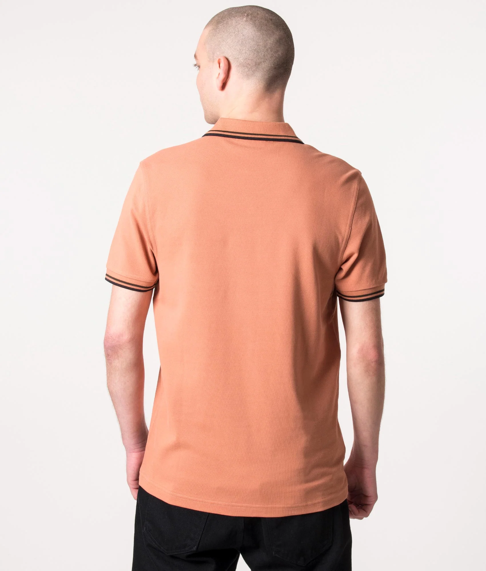 Regular Fit Twin Tipped Fred Perry Polo Shirt - Image 3