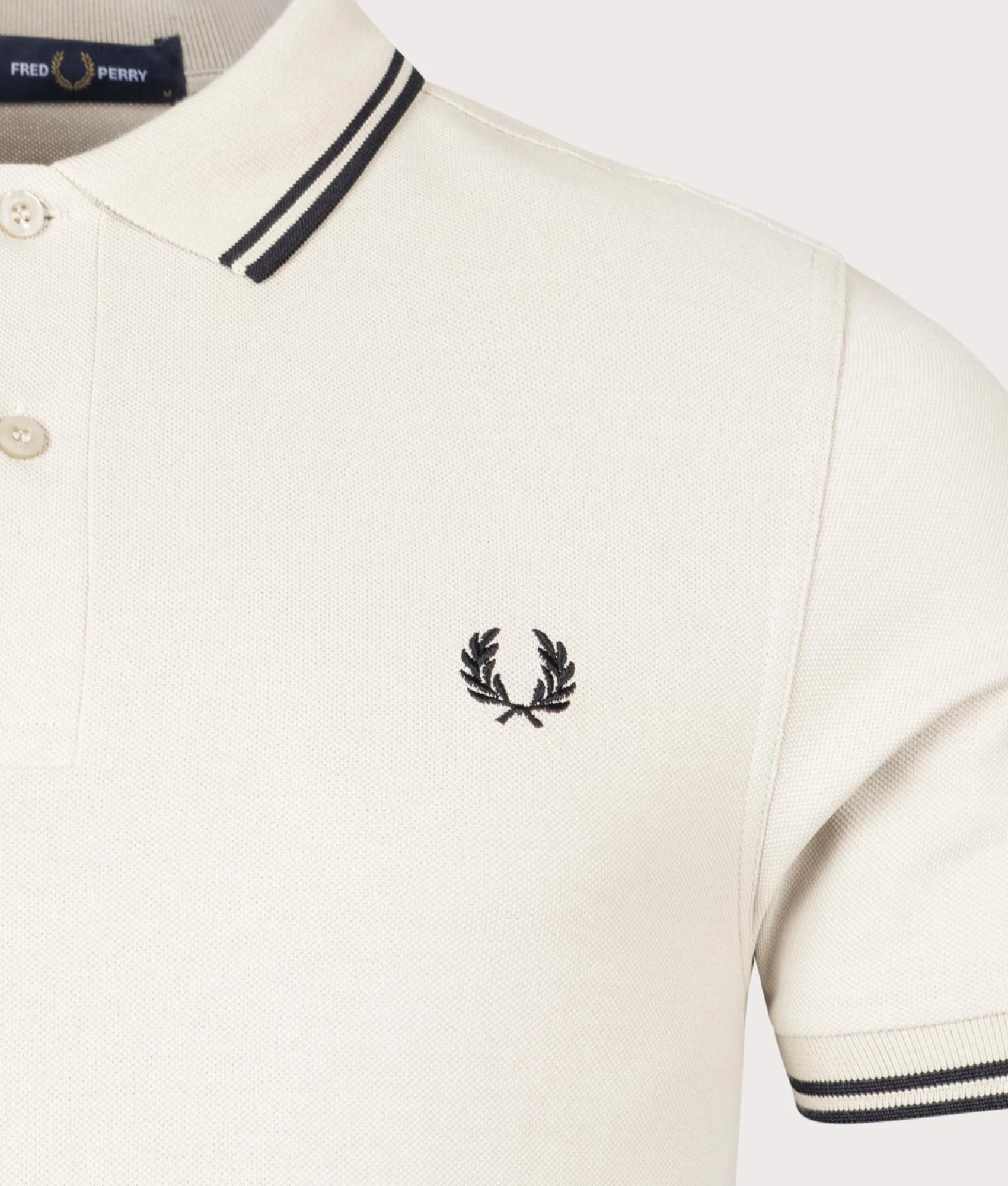 Regular Fit Twin Tipped Fred Perry Polo Shirt - Image 3