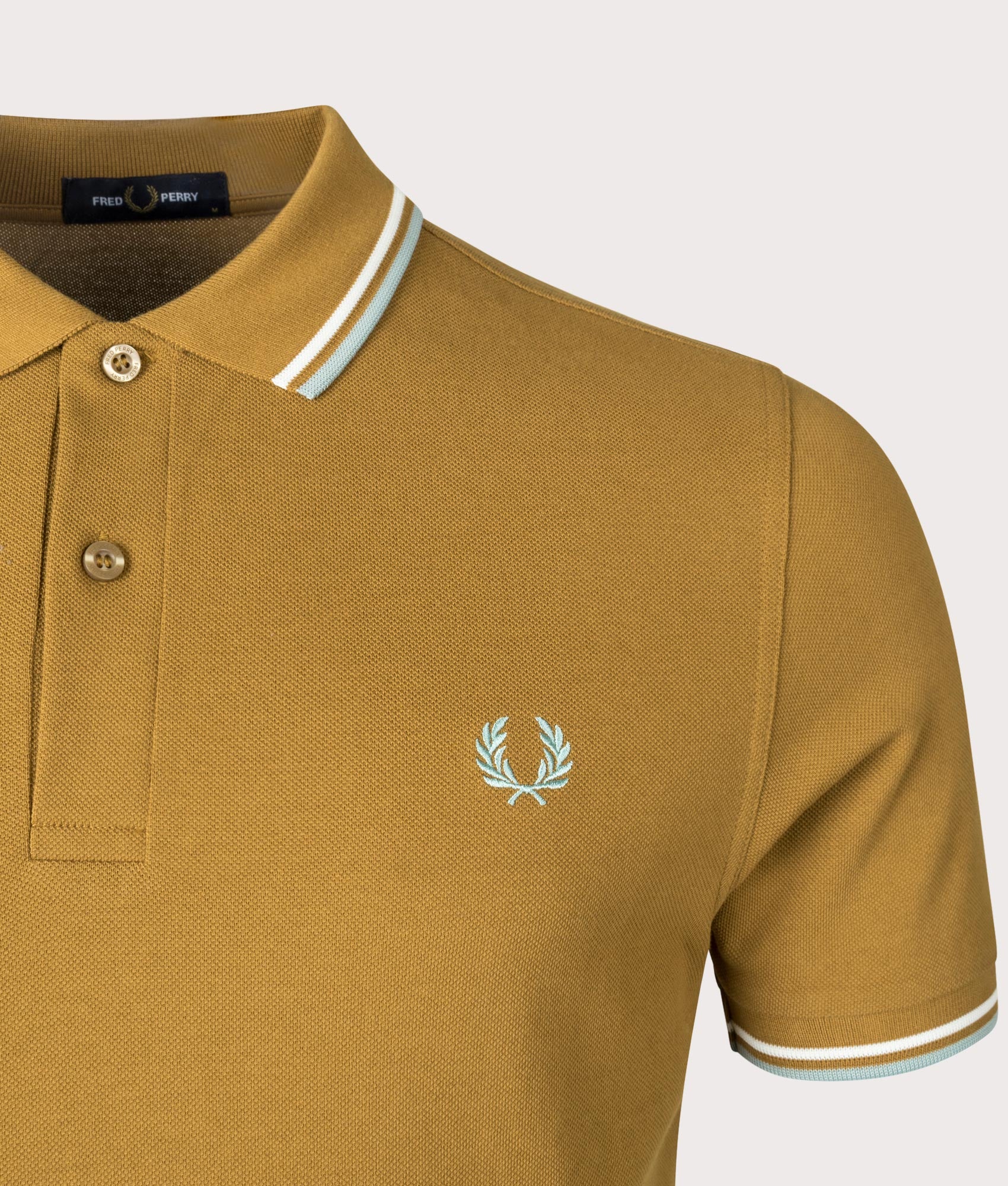 Regular Fit Twin Tipped Fred Perry Polo Shirt - Image 2