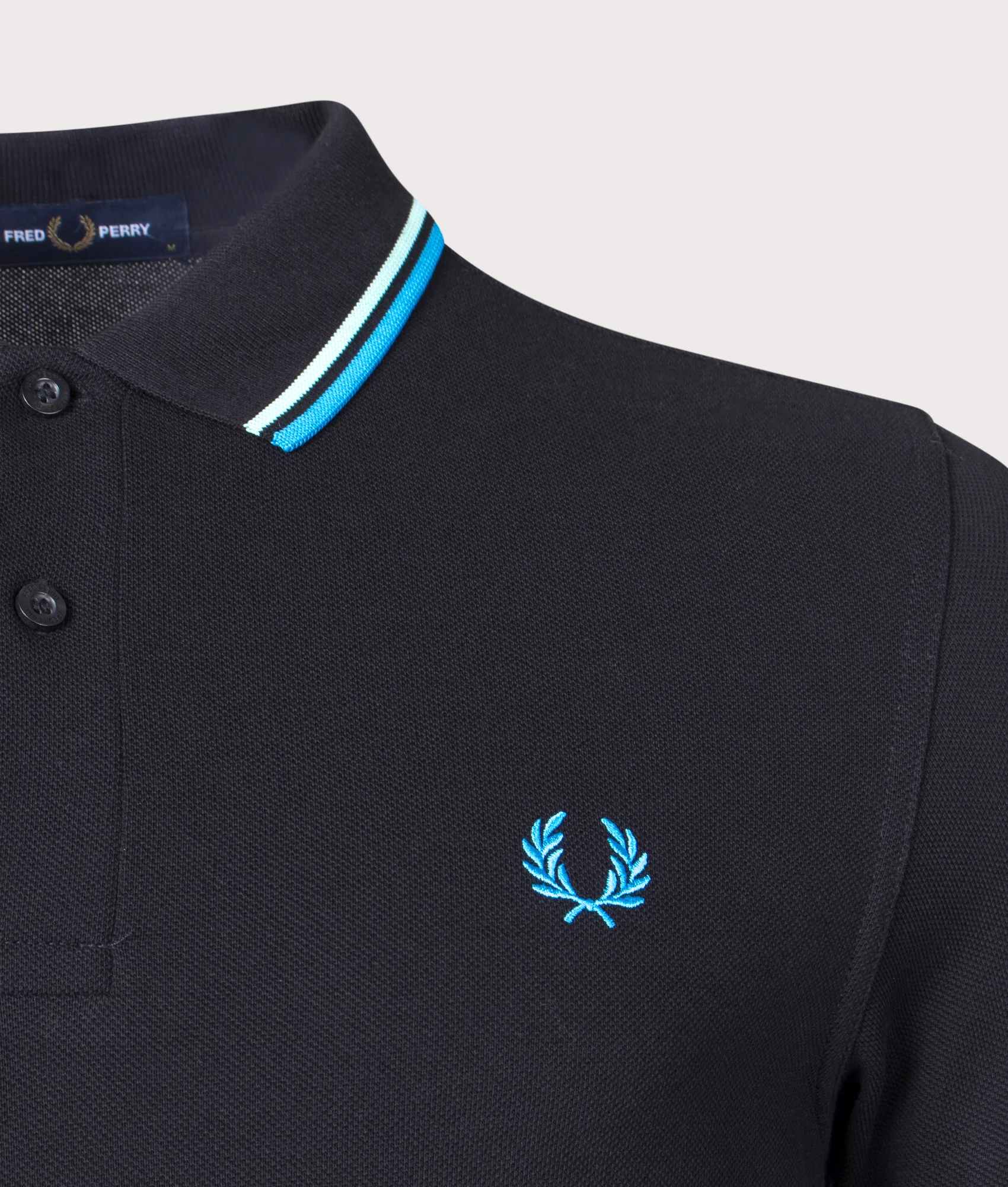 Regular Fit Twin Tipped Fred Perry Polo Shirt - Image 2