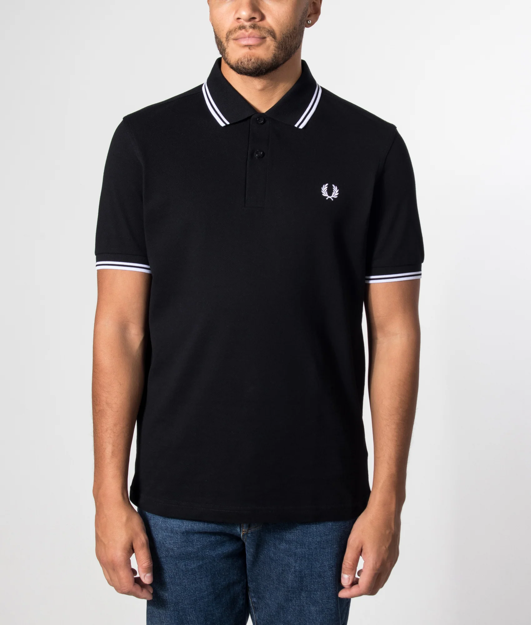 Regular Fit Twin Tipped Fred Perry Polo Shirt - Image 2