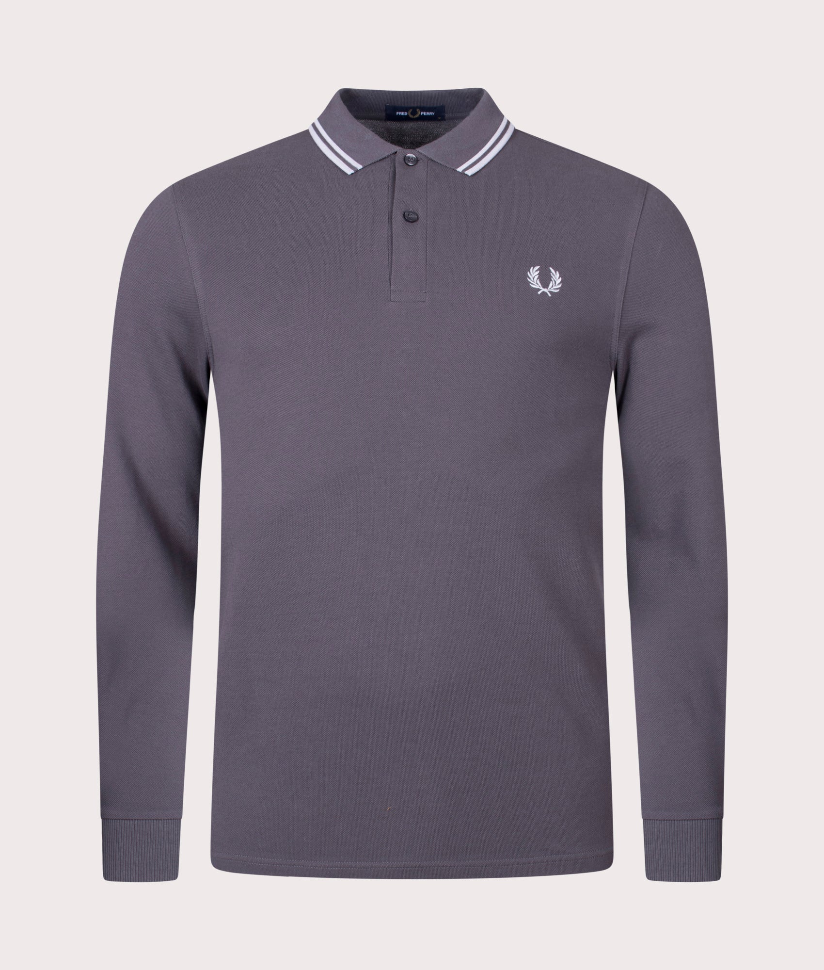 Regular Fit Long Sleeve Twin Tipped Polo Shirt