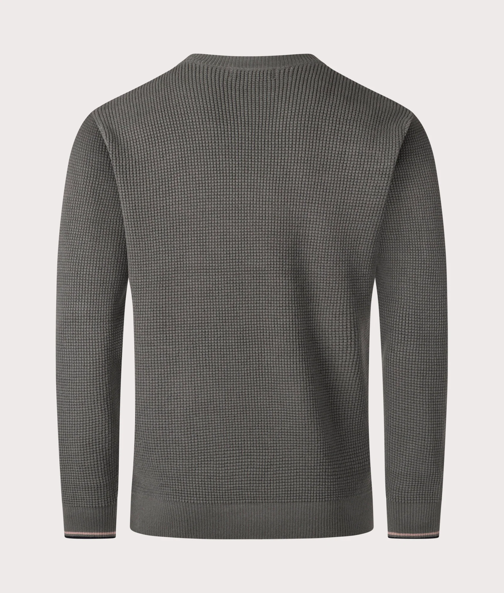 Regular Fit Waffle Stitch Jumper - Image 3