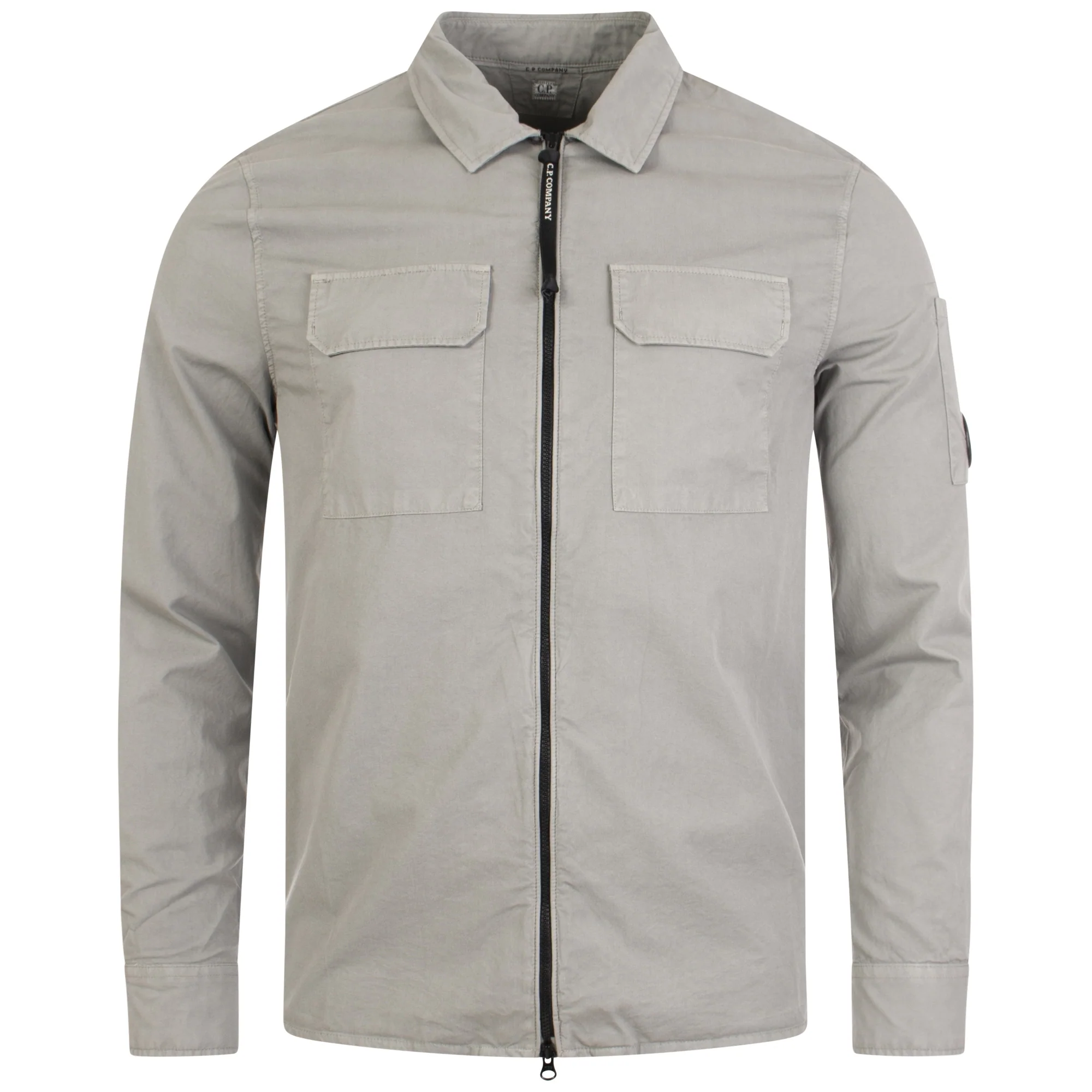 Gabardine Zipped Lens Overshirt - Image 2