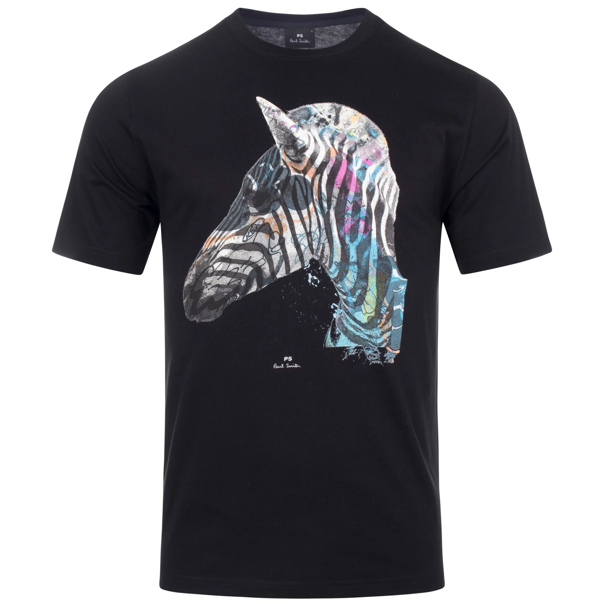 Regular Fit Graffiti Zebra T-Shirt