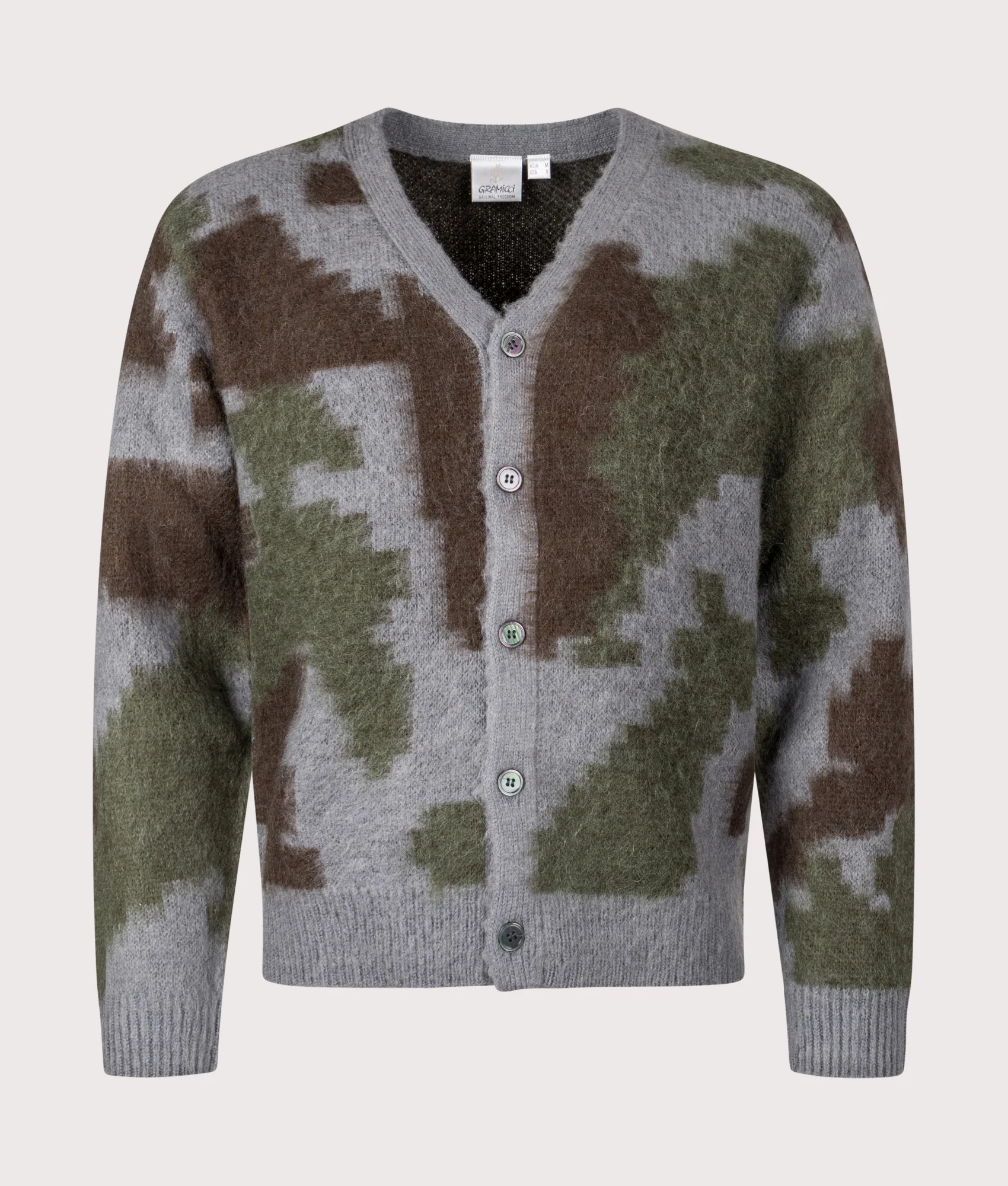 Relaxed Fit Mohair Cardigan